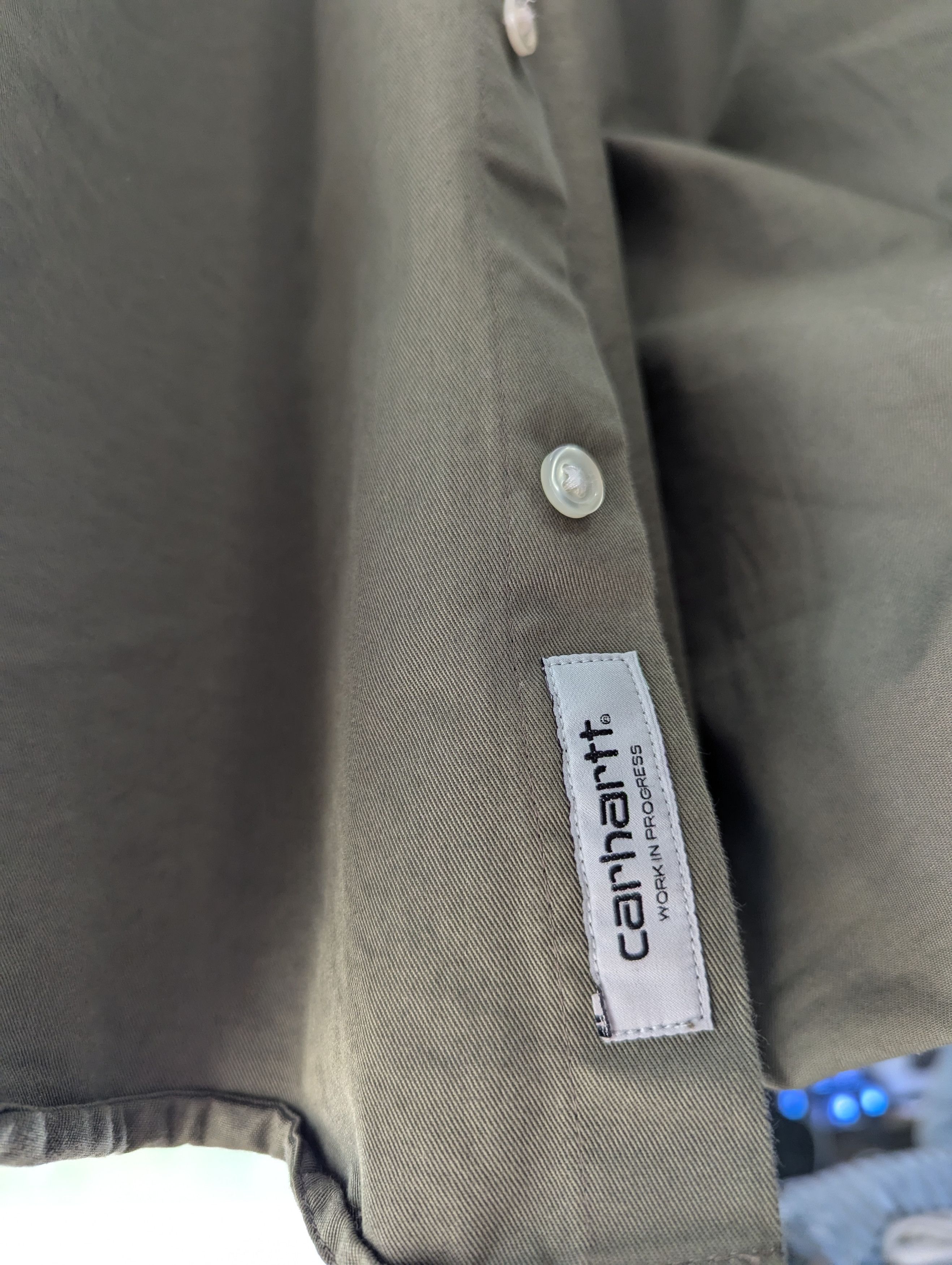 Carhartt Wip Carhartt shirt Madison Khaki Regular Fit Size US XL / EU 56 / 4 - 4 Thumbnail
