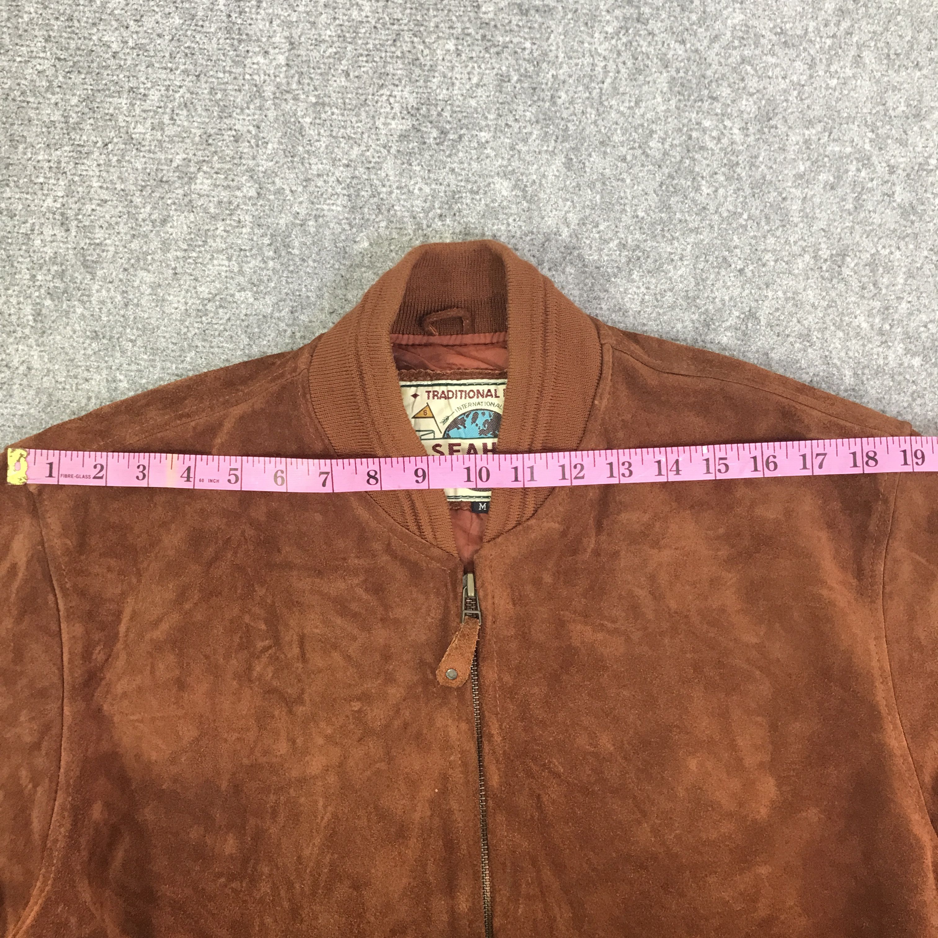 Japanese Brand Vintage seashop leather bomber jacket K85B8 Size US M / EU 48-50 / 2 - 6 Thumbnail