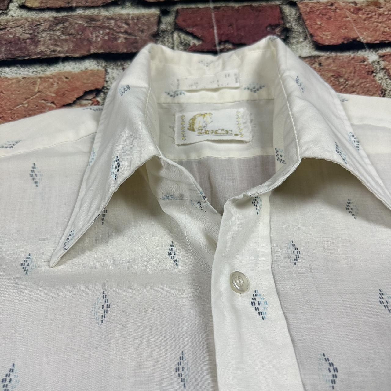 Vintage Vintage Cavalier Button Up Shirt AOP 60s Point Collar Size US L / EU 52-54 / 3 - 13 Thumbnail