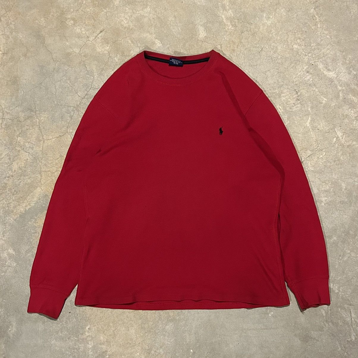 Vintage Polo Ralph Lauren Pony Waffle Knit Thermal Shirt