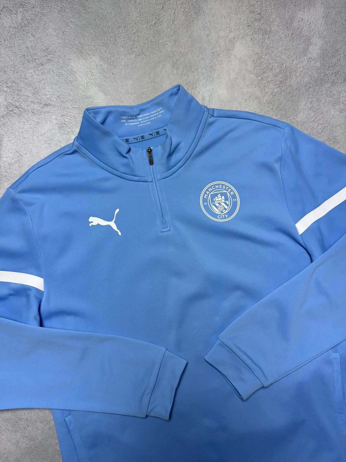 Puma Manchester City 2020 2021 Football Shirt Soccer Top Puma Size US L / EU 52-54 / 3 - 3 Thumbnail