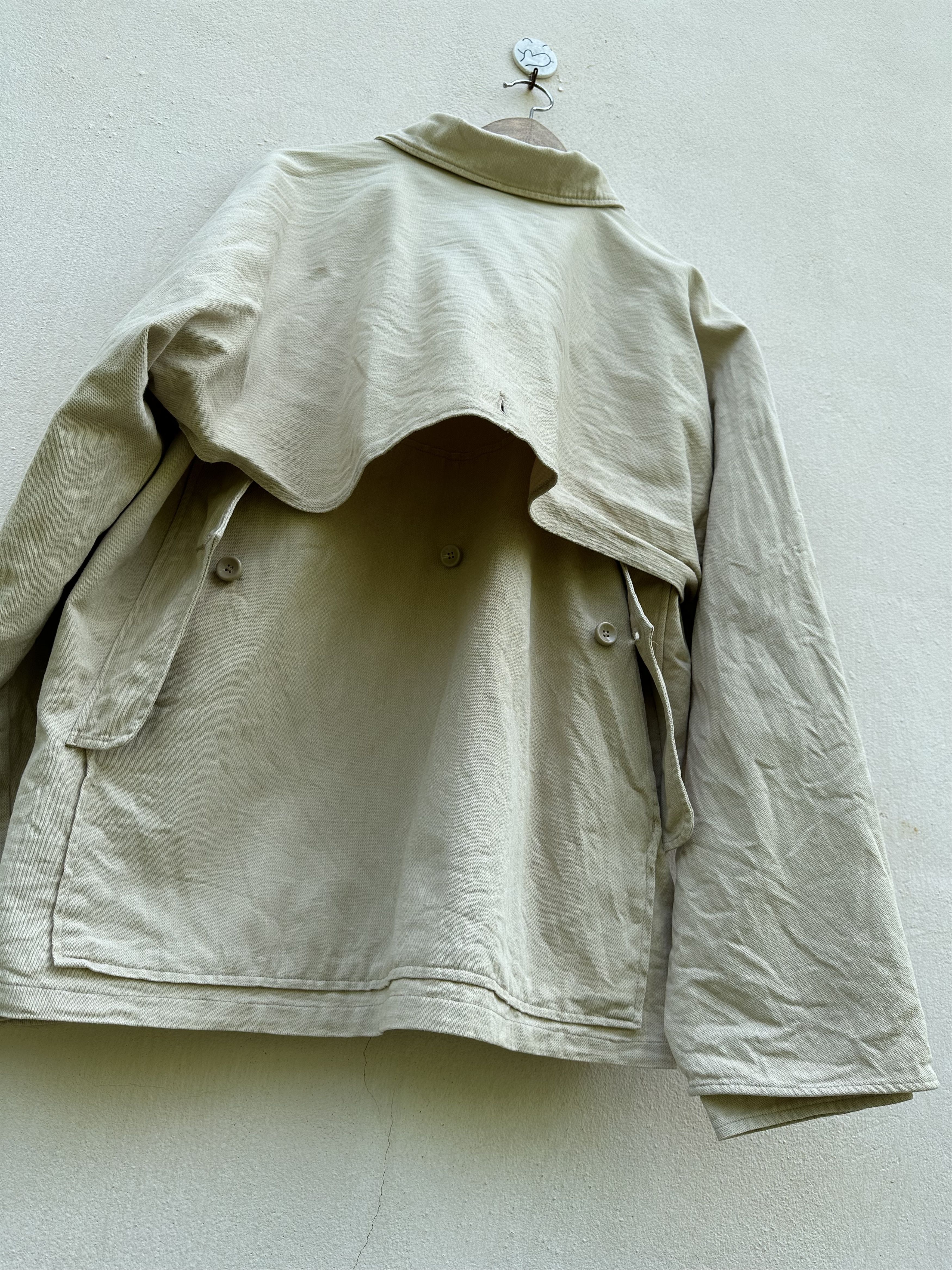 Vintage Chore Worker Sanforized Nine Blocks Jacket Shoulder Protect Size US L / EU 52-54 / 3 - 7 Thumbnail