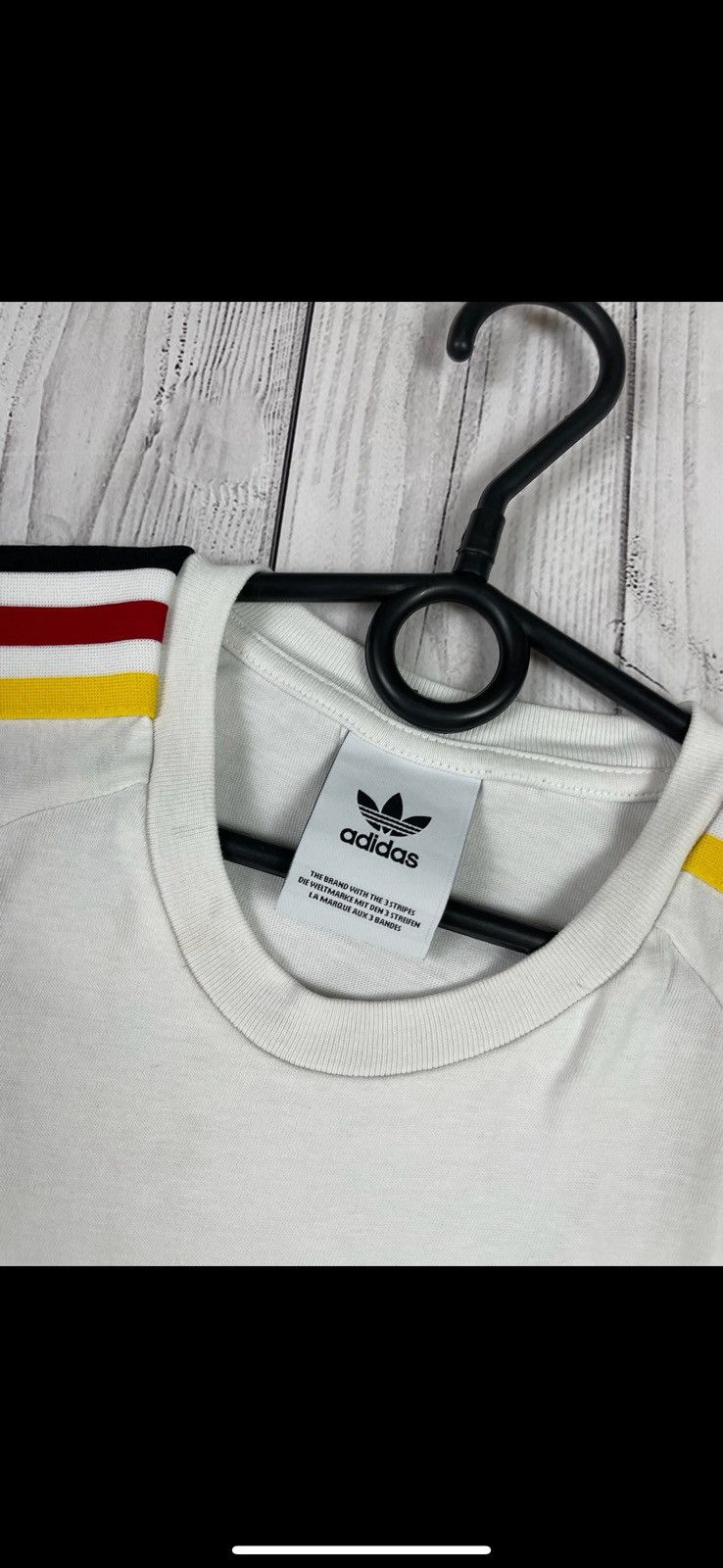 Adidas Adidas Deutschland Germany soccer tee rare striped logo Size US M / EU 48-50 / 2 - 6 Thumbnail