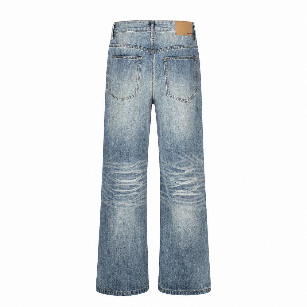 Vintage Men's American Punk Distressed Flared Jeans Size US 32 / EU 48 - 2 Thumbnail