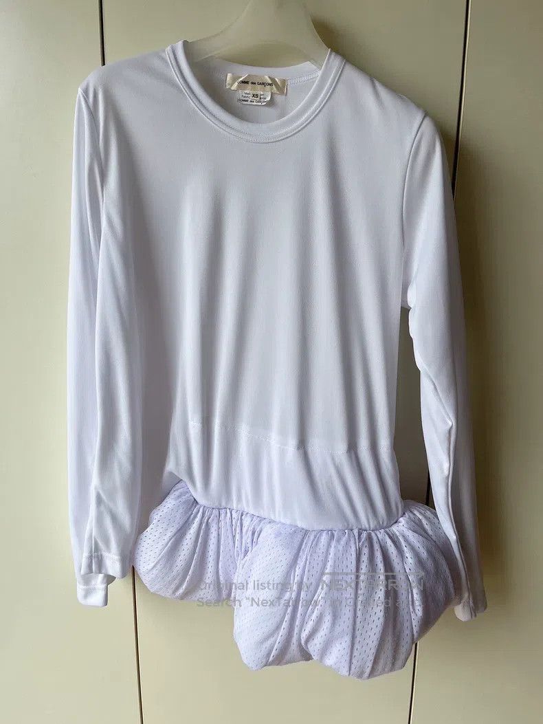 Comme des Garcons Comme des Garcons Puffy Hem Long Sleeve T-Shirt Size XS / US 0-2 / IT 36-38 - 1 Thumbnail