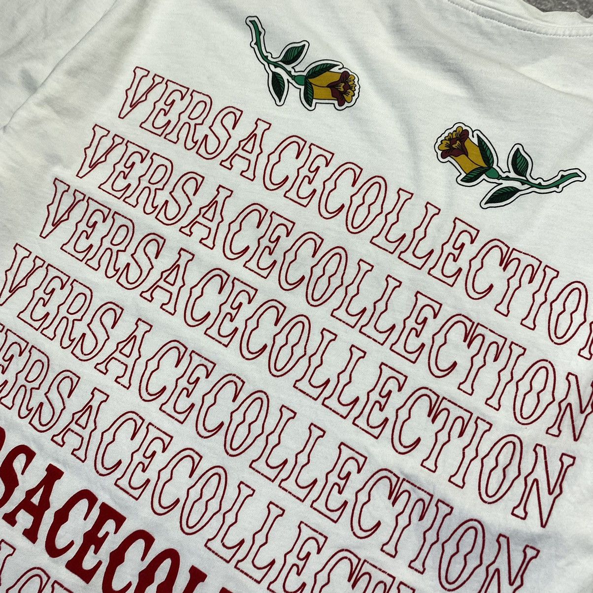 Designer Luxury Versace Collection Big Logo Rare designer tee Size US L / EU 52-54 / 3 - 14 Thumbnail