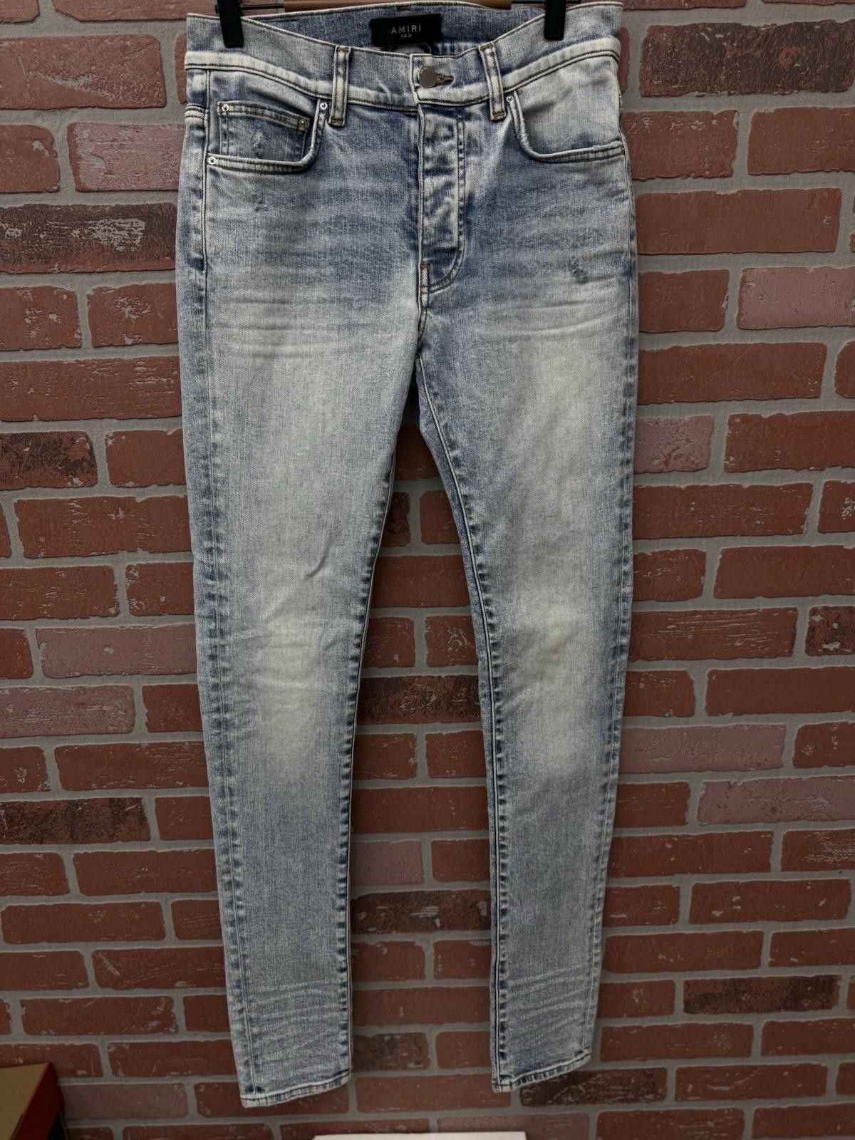 Amiri Amiri Blue Regular Jeans Size 29 Skinny (NEW) 100% Authentic Size US 29 - 1 Thumbnail