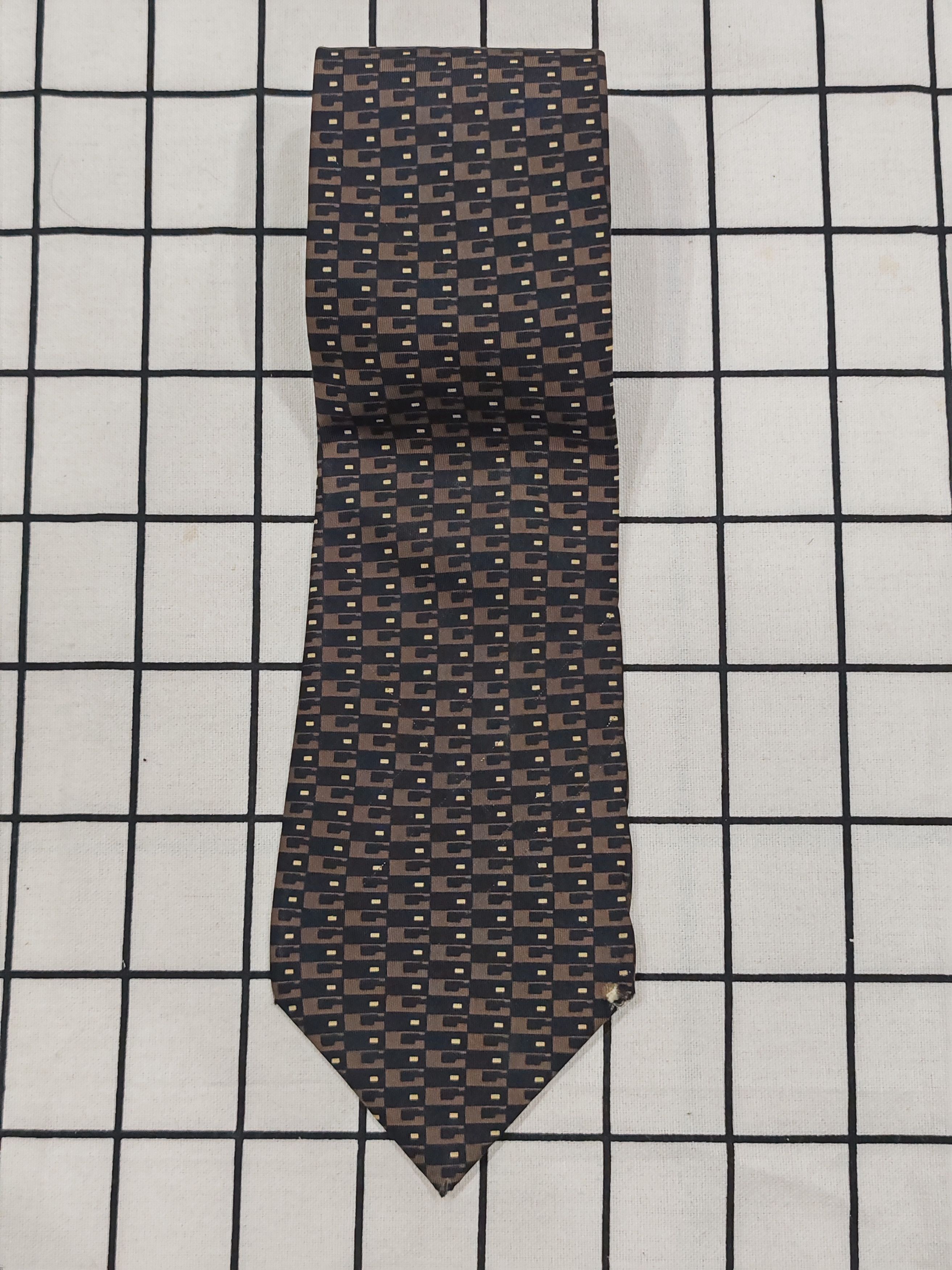 Gucci GUCCI monogram Necktie Silk made in Italy For Men Size ONE SIZE - 2 Thumbnail