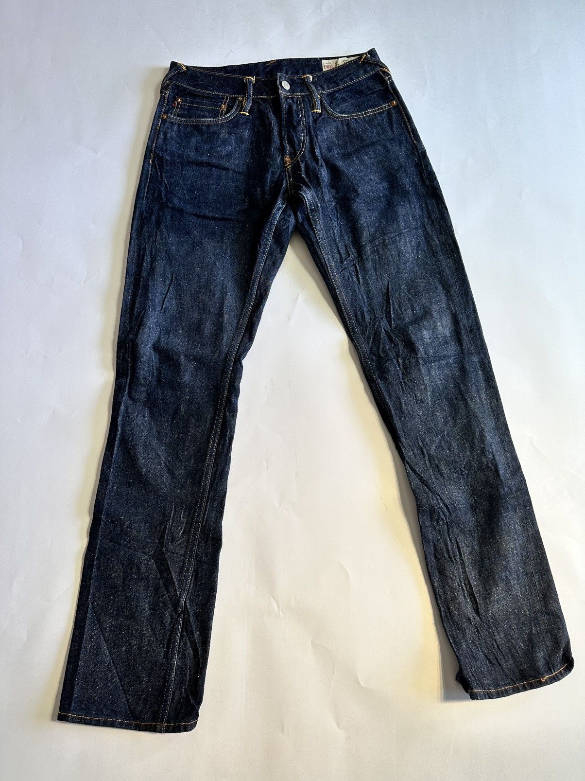 Evisu EVISU MULTICOLOR PAINTED DIACOCK JEAN SIZE 29X34 Size US 29 - 3 Thumbnail