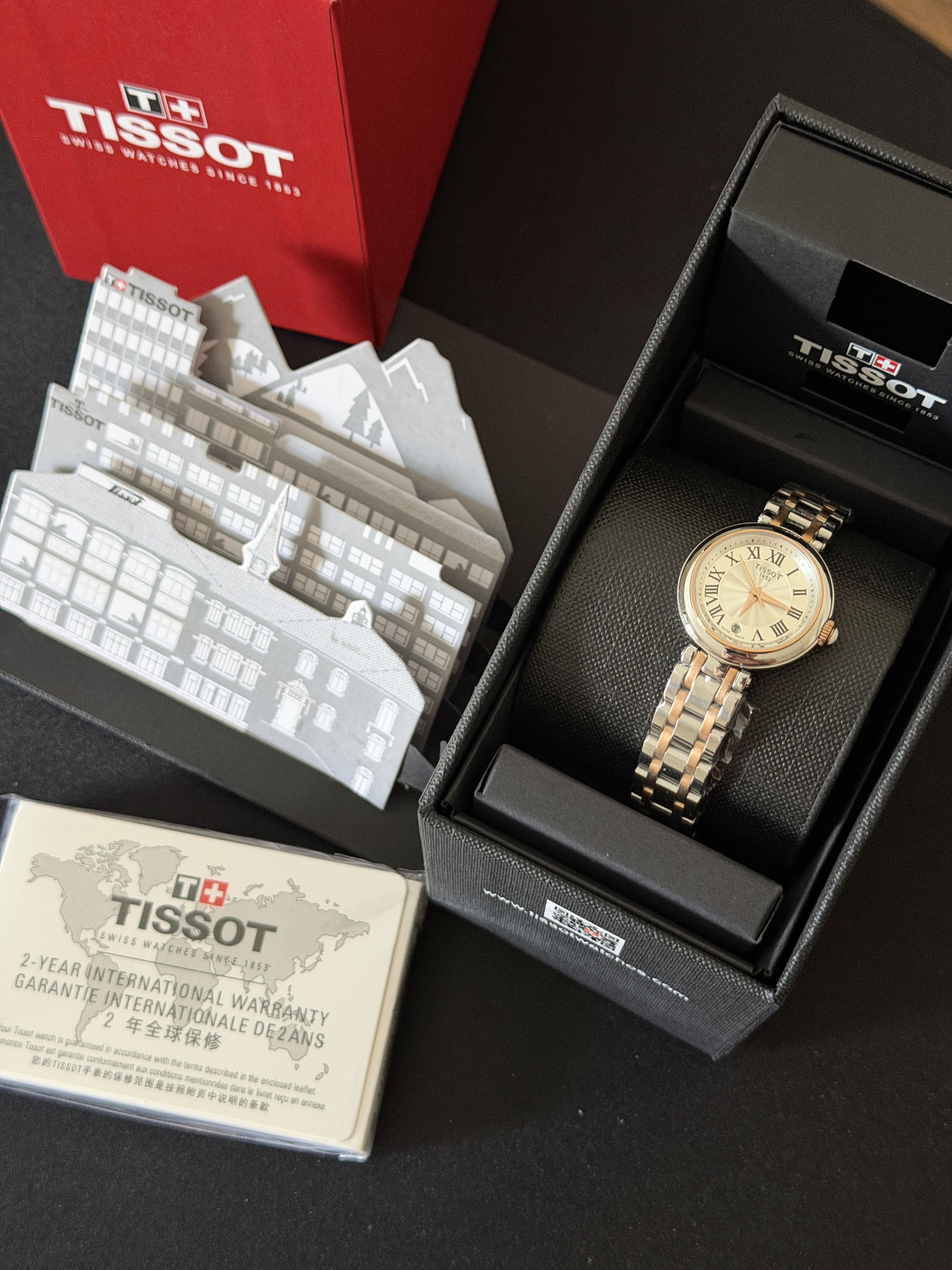Tissot Tissot Bellissima 26mm Women’s Swiss Quartz Two-Tone Watch Size ONE SIZE - 2 Thumbnail