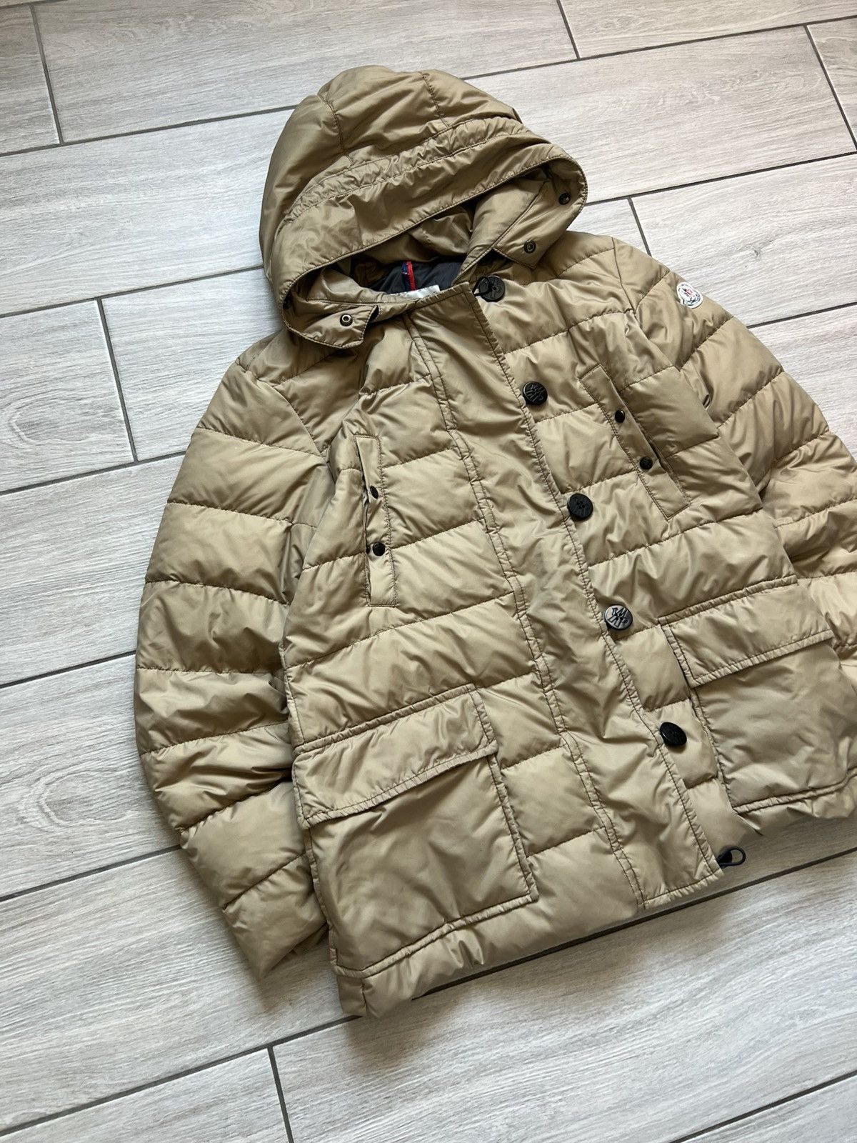 Moncler Moncler Puffer Jacket Beige Womens Size US L / EU 52-54 / 3 - 5 Thumbnail
