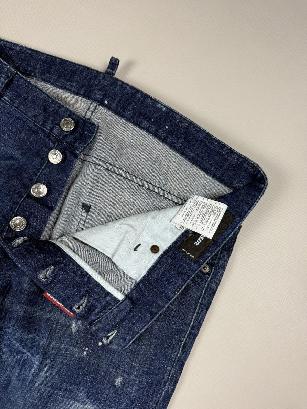 Dsquared2 Dsquared 2 Men’s Skinny Distressed Denim Jeans Size 48 / M Size US 32 / EU 48 - 11 Thumbnail