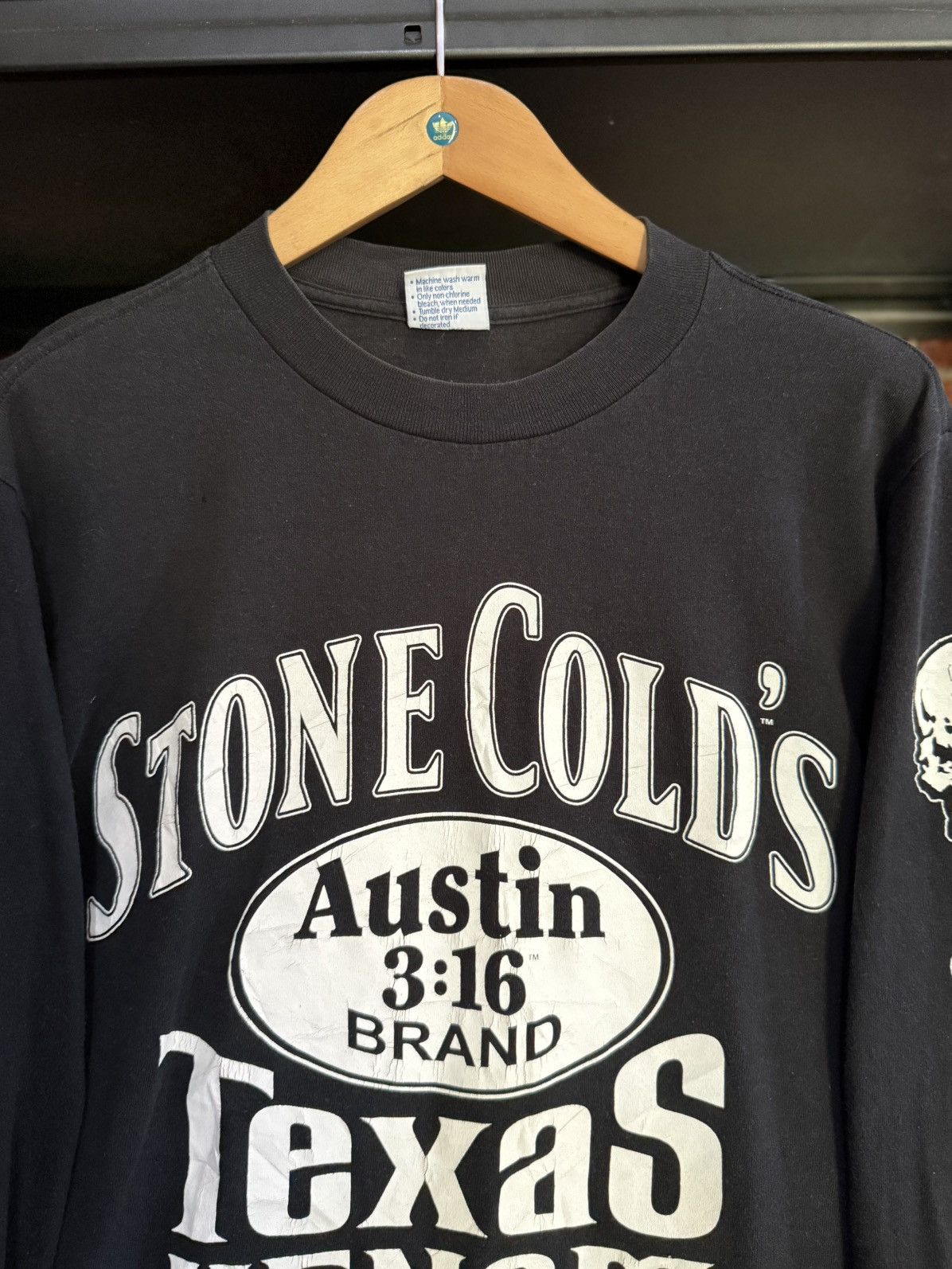 WWF Rare Vintage Stone Cold Texas Venom Austin Brand Faded Tee Size US L / EU 52-54 / 3 - 7 Thumbnail