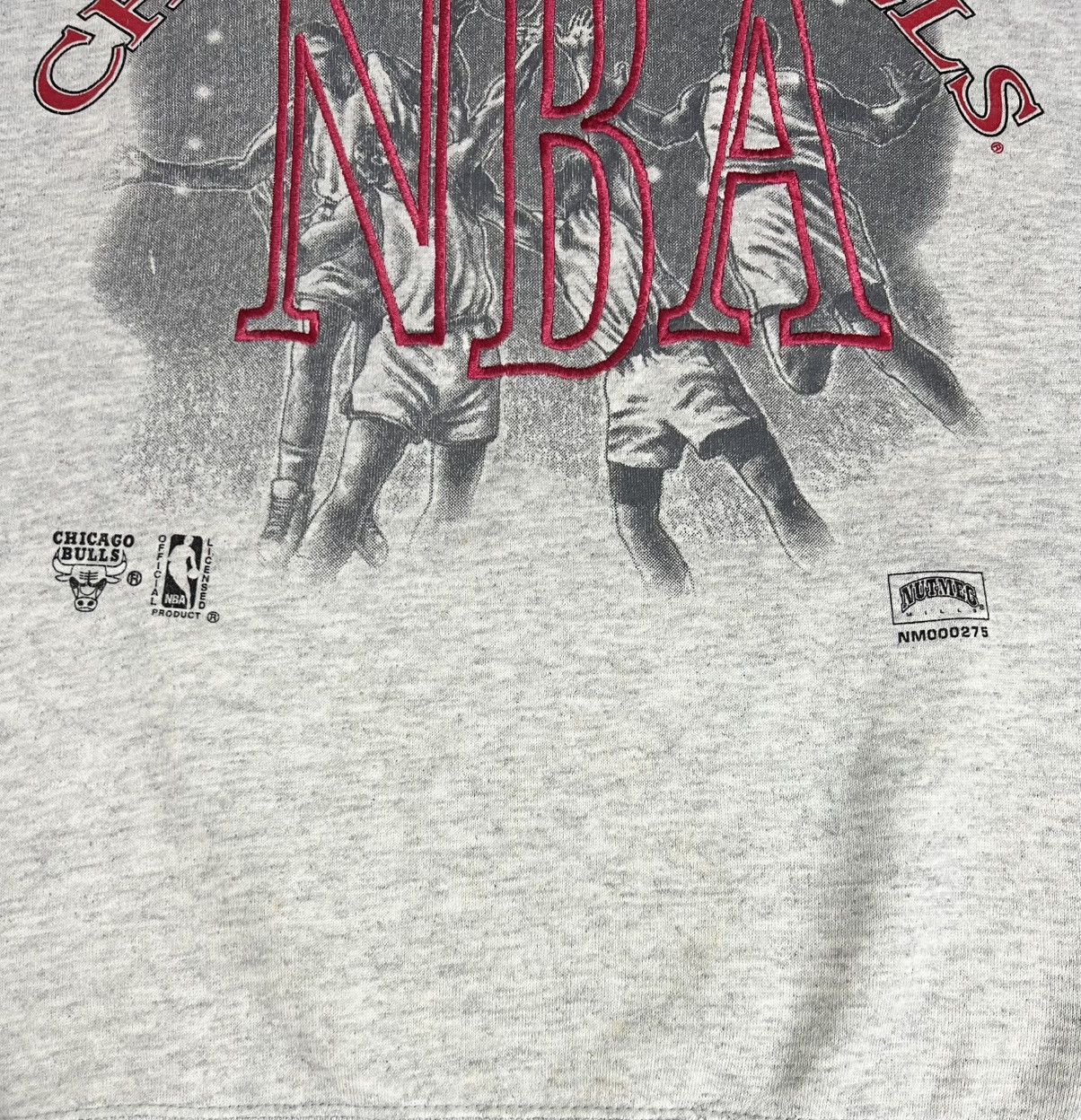 NBA 90s Vintage Chicago Bulls Sweatshirt Size US L / EU 52-54 / 3 - 4 Thumbnail
