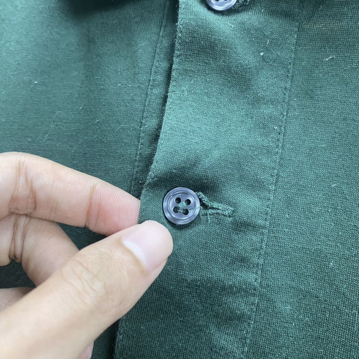 Yves Saint Laurent Vintage Yves Saint Laurent YSL Green Short Sleeve Polo Shirt Size US M / EU 48-50 / 2 - 8 Thumbnail