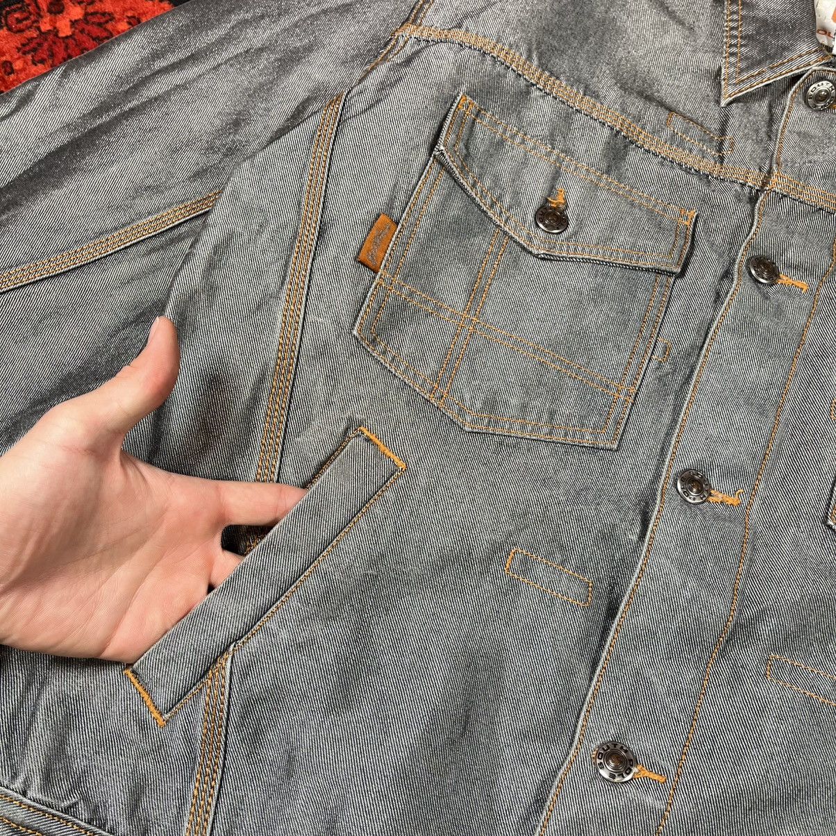 Southpole Vintage 90s Y2K Reflective Chrome South Pole Denim Jacket Size US M / EU 48-50 / 2 - 11 Thumbnail