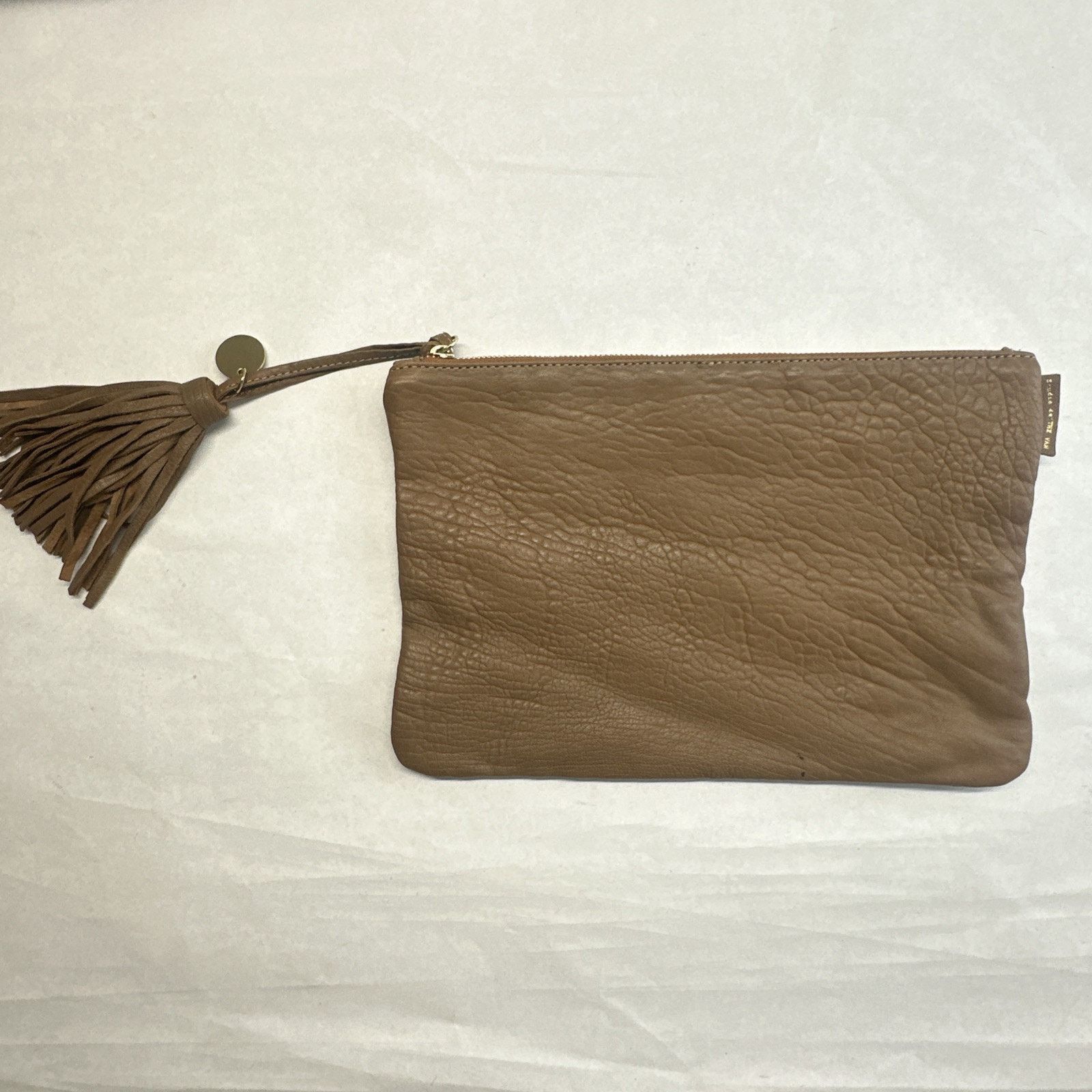 & Other Stories Studio De Thé Van Beige Leather Pouch – Small Purse Size ONE SIZE - 4 Thumbnail