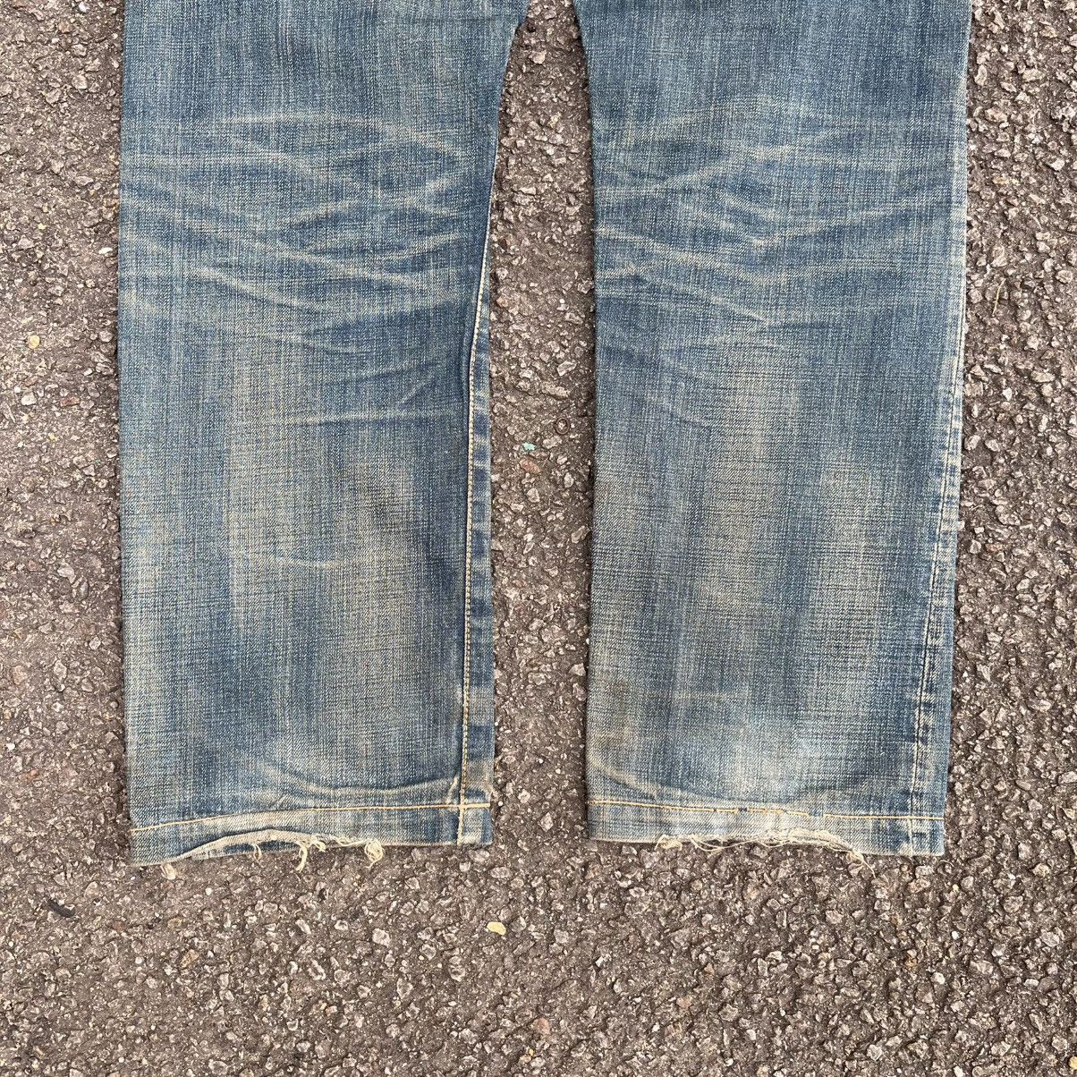 Japanese Brand Japanese Selvedge Denim Rusty Distressed Red Line Jeans Size US 34 / EU 50 - 16 Thumbnail