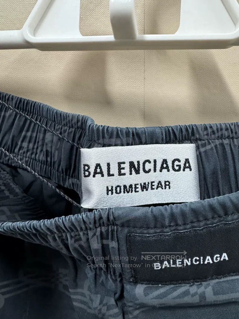 Balenciaga Balenciaga Interwoven Letter Full Print Casual Shorts Size 37" - 4 Thumbnail