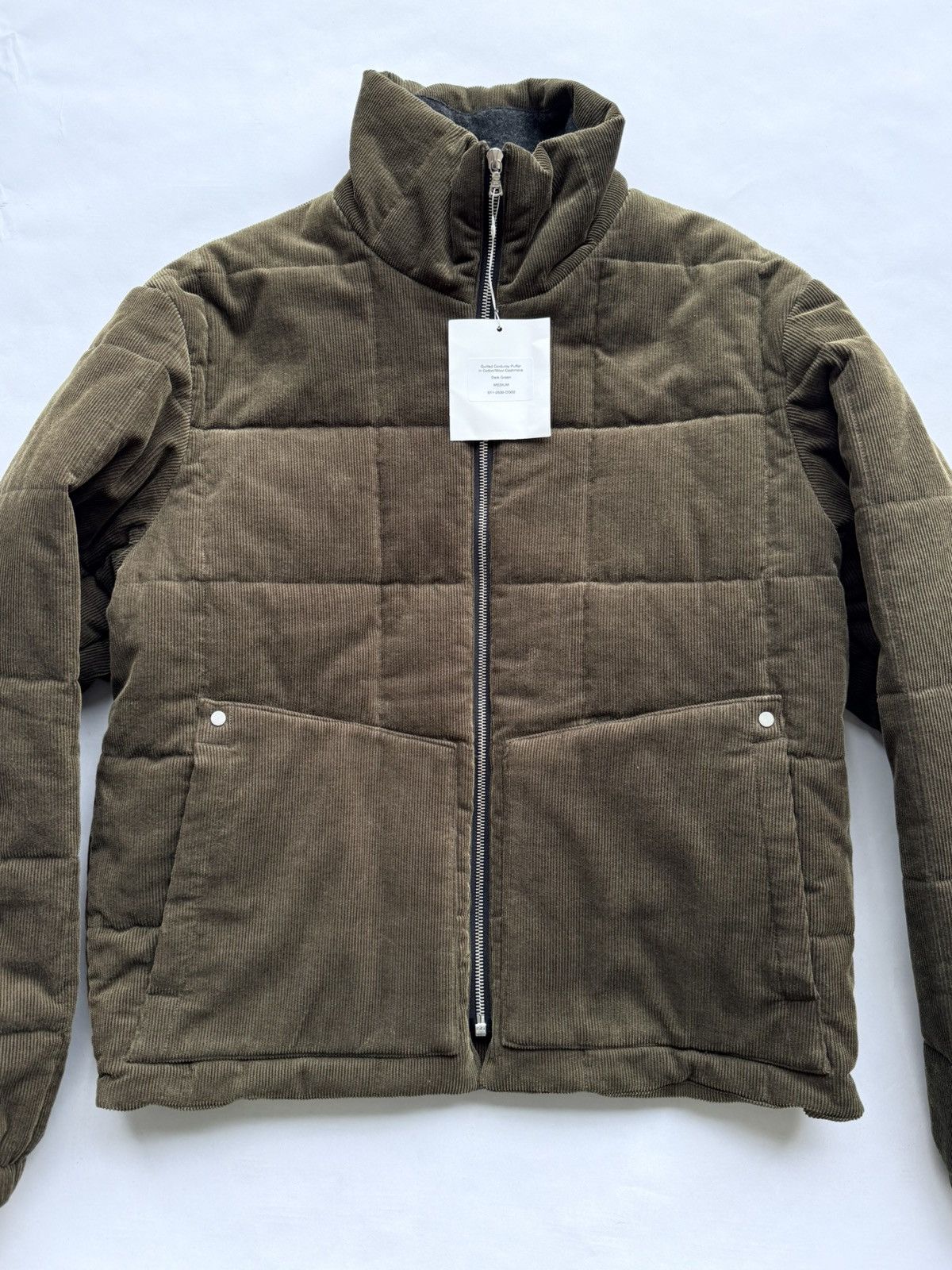 Vuja De VUJADE Quilted Corduroy Puffer in Cotton/Wool-Cashmere Size US M / EU 48-50 / 2 - 2 Thumbnail