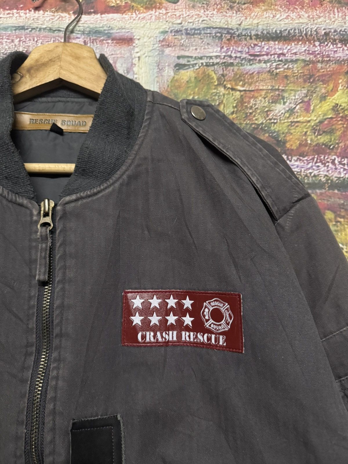 Japanese Brand Rescue Squad Bomber jacket Size US L / EU 52-54 / 3 - 7 Thumbnail