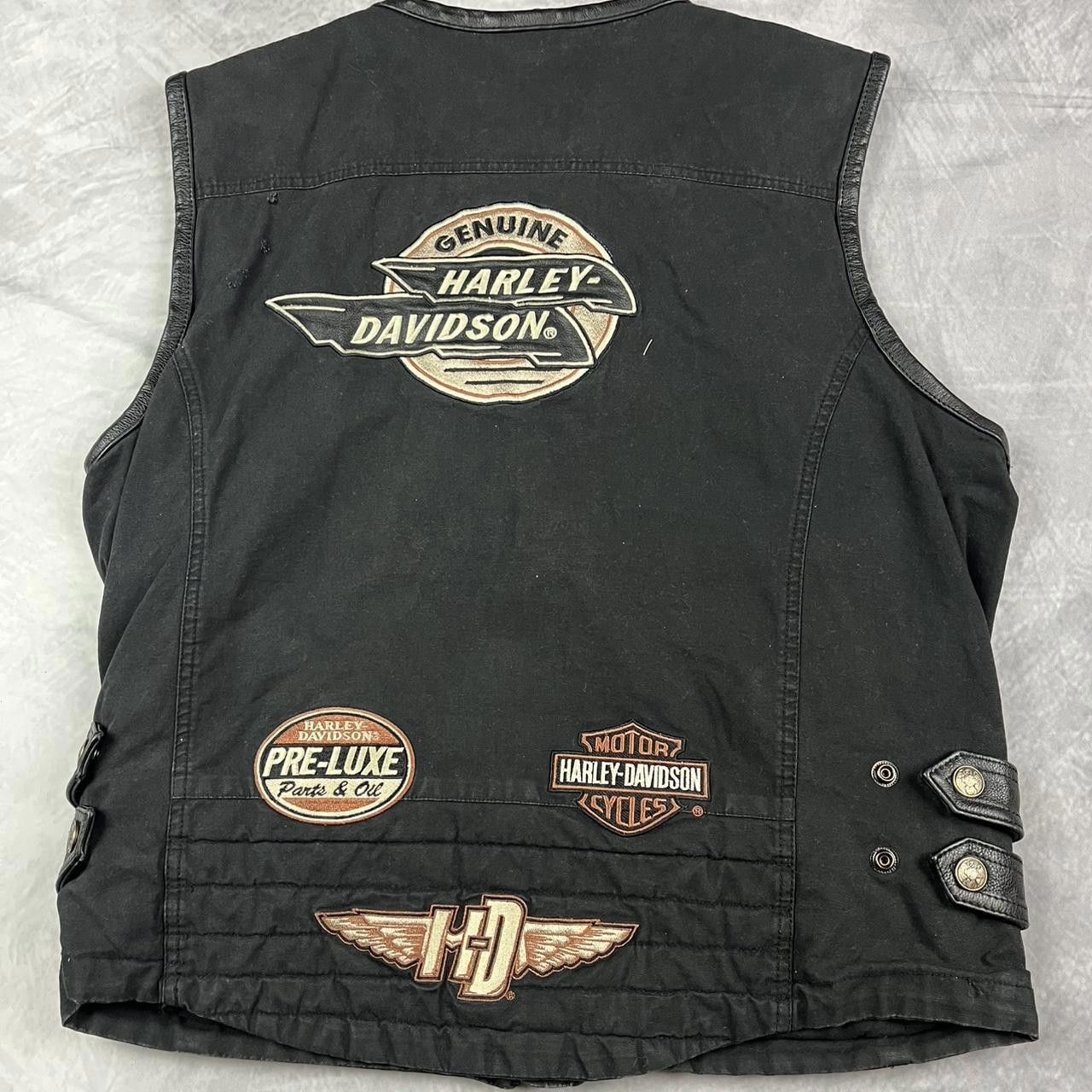 Designer Vintage Harley Davidson vest Size US M / EU 48-50 / 2 - 2 Thumbnail