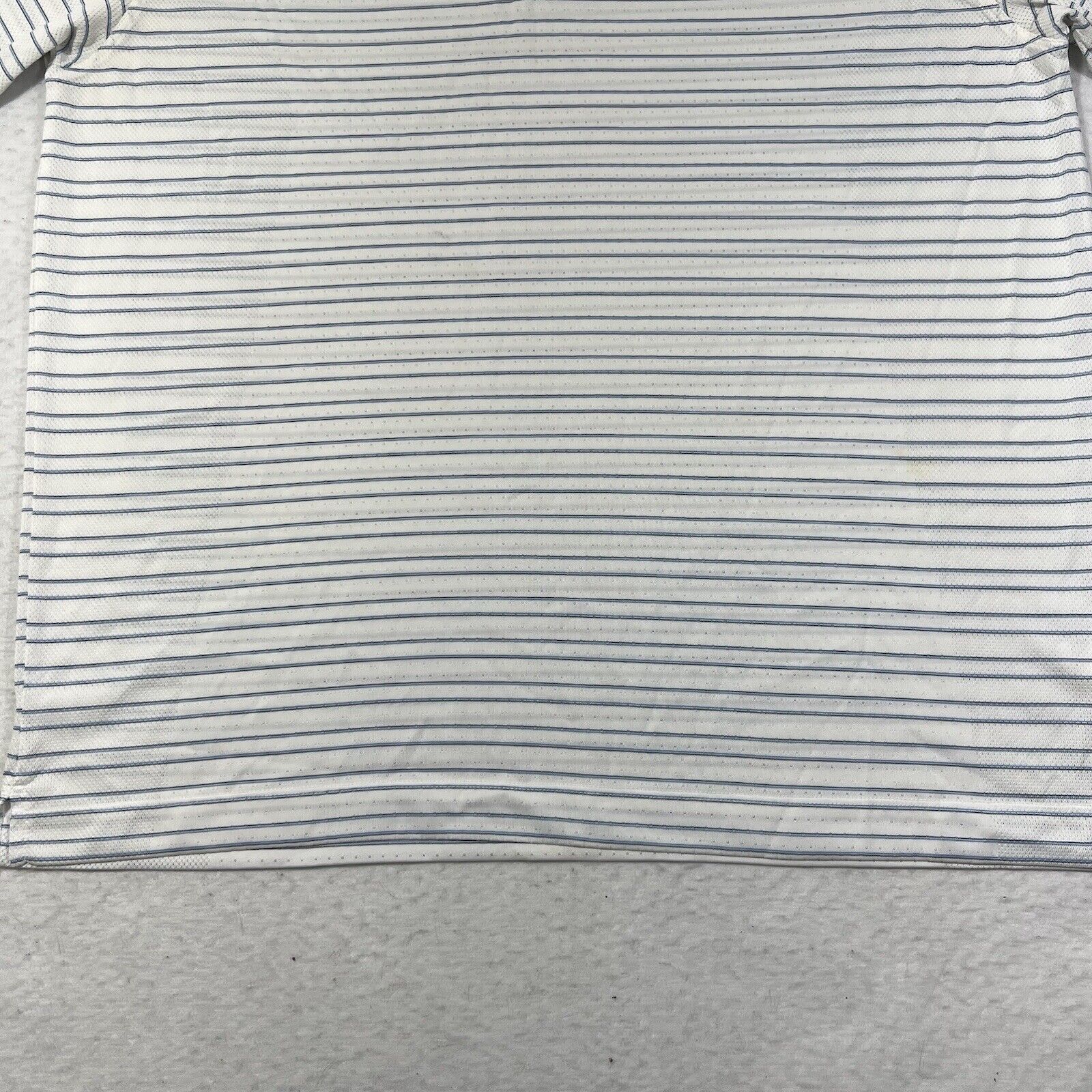 Nike Nike Golf Dri Fit Short Sleeve Athletic Polo White Striped Size US XL / EU 56 / 4 - 6 Thumbnail