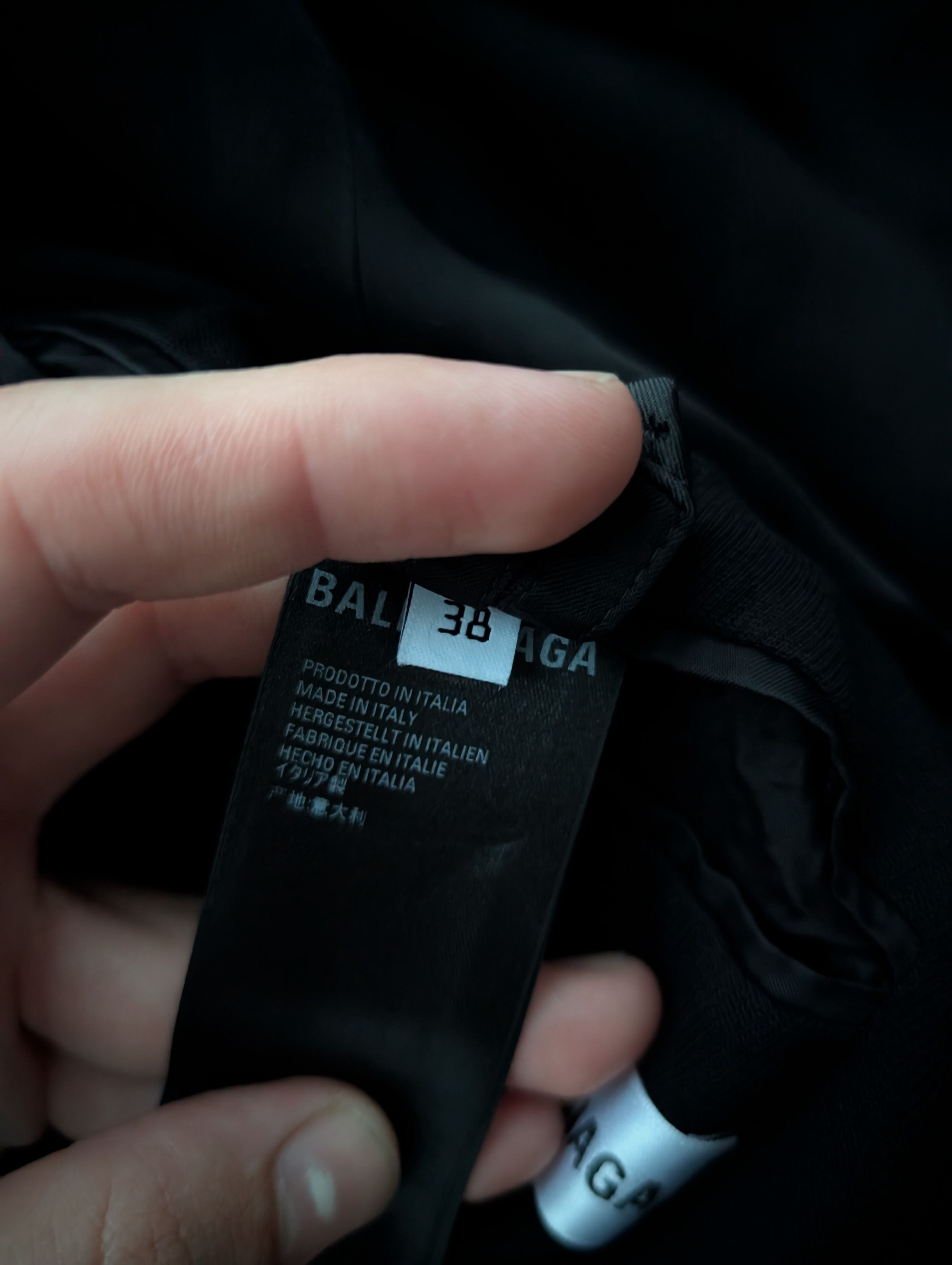 Balenciaga balenciaga black blazer Size 38R - 5 Thumbnail