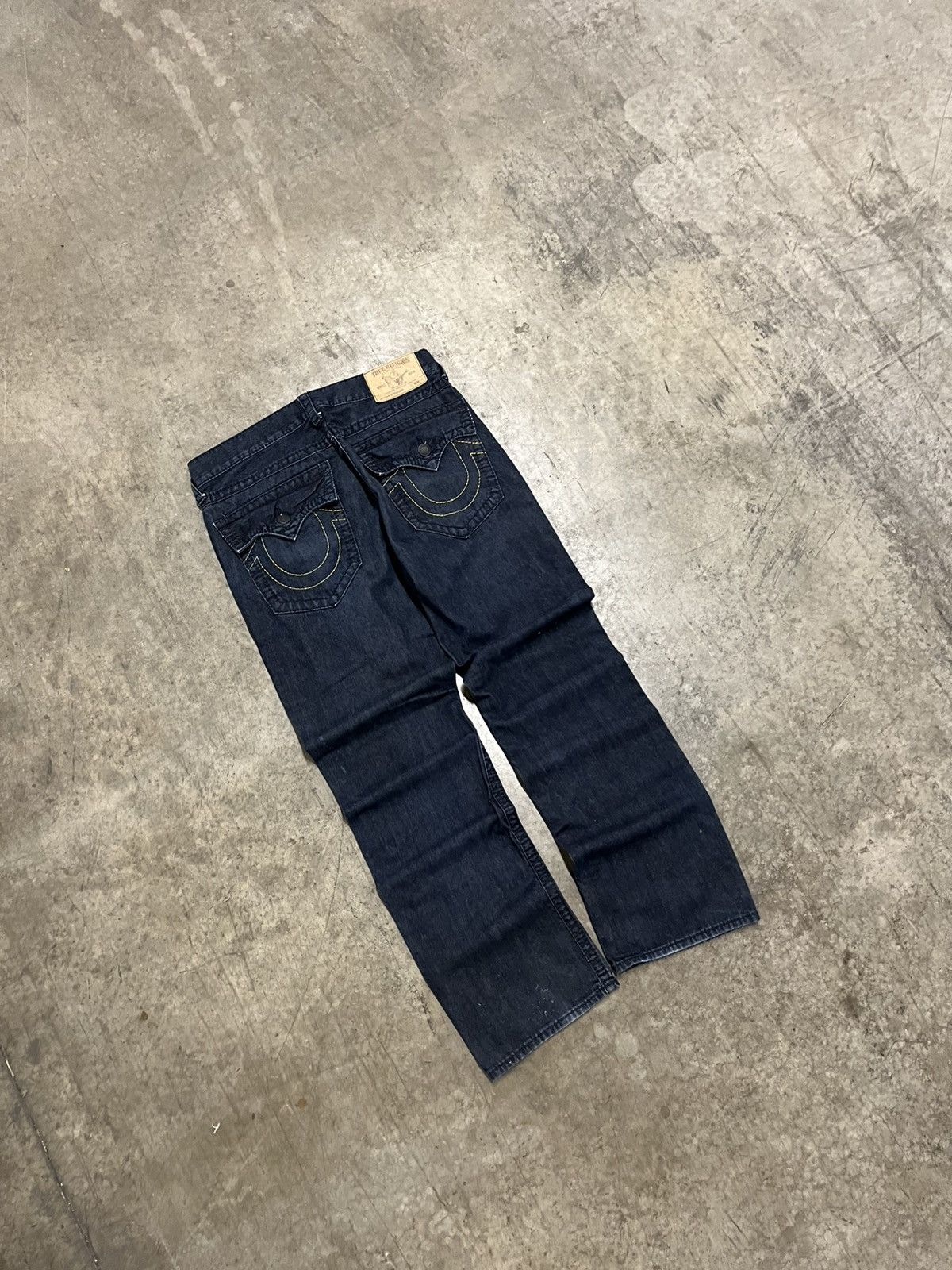 True Religion × Vintage True religion y2k baggy fit denim skater hype streetwear Size US 34 / EU 50 - 3 Thumbnail