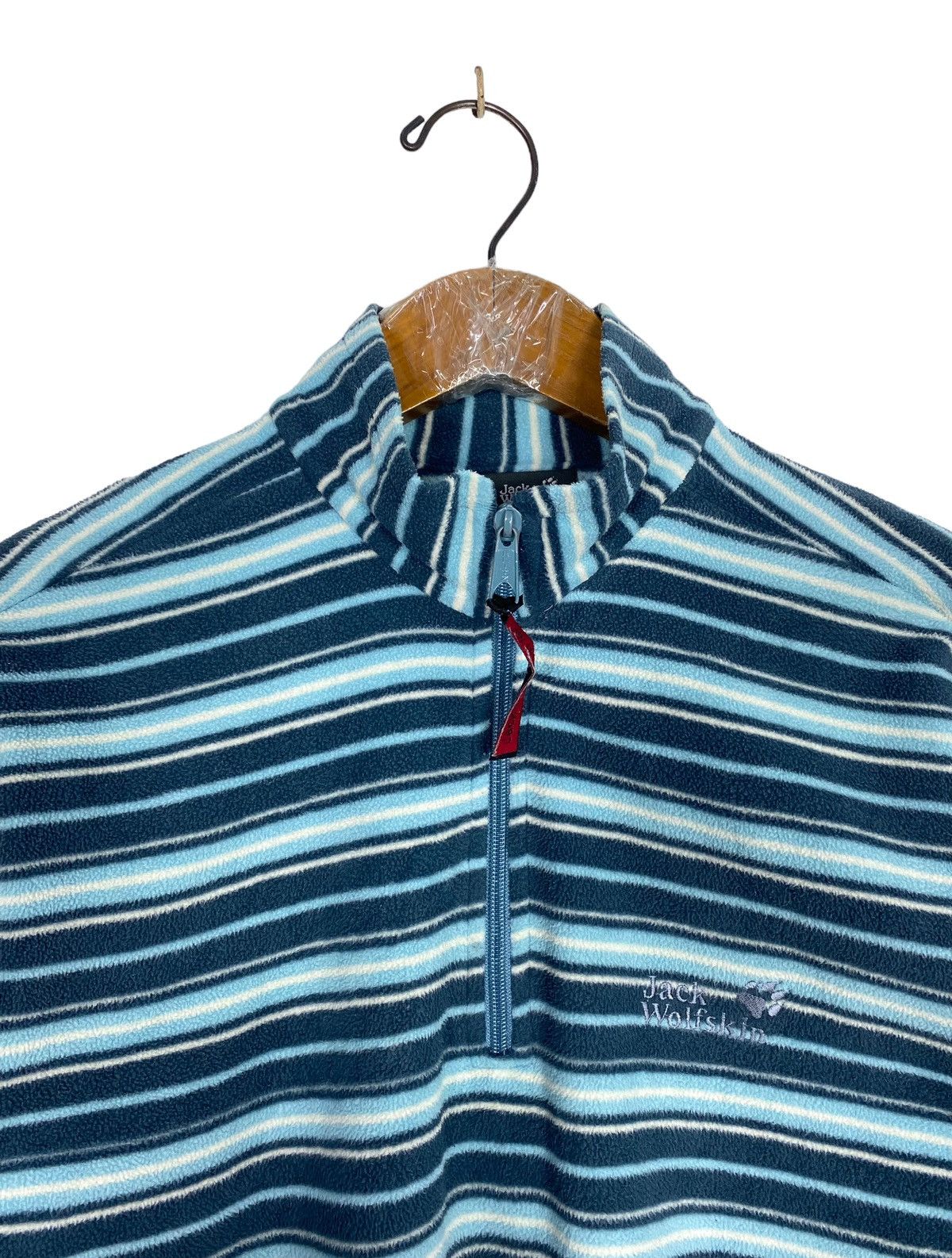 Jack Wolfskin Jack Wolfskin Stripe Fleece Embroidery Small Logo Italy Size US S / EU 44-46 / 1 - 3 Thumbnail