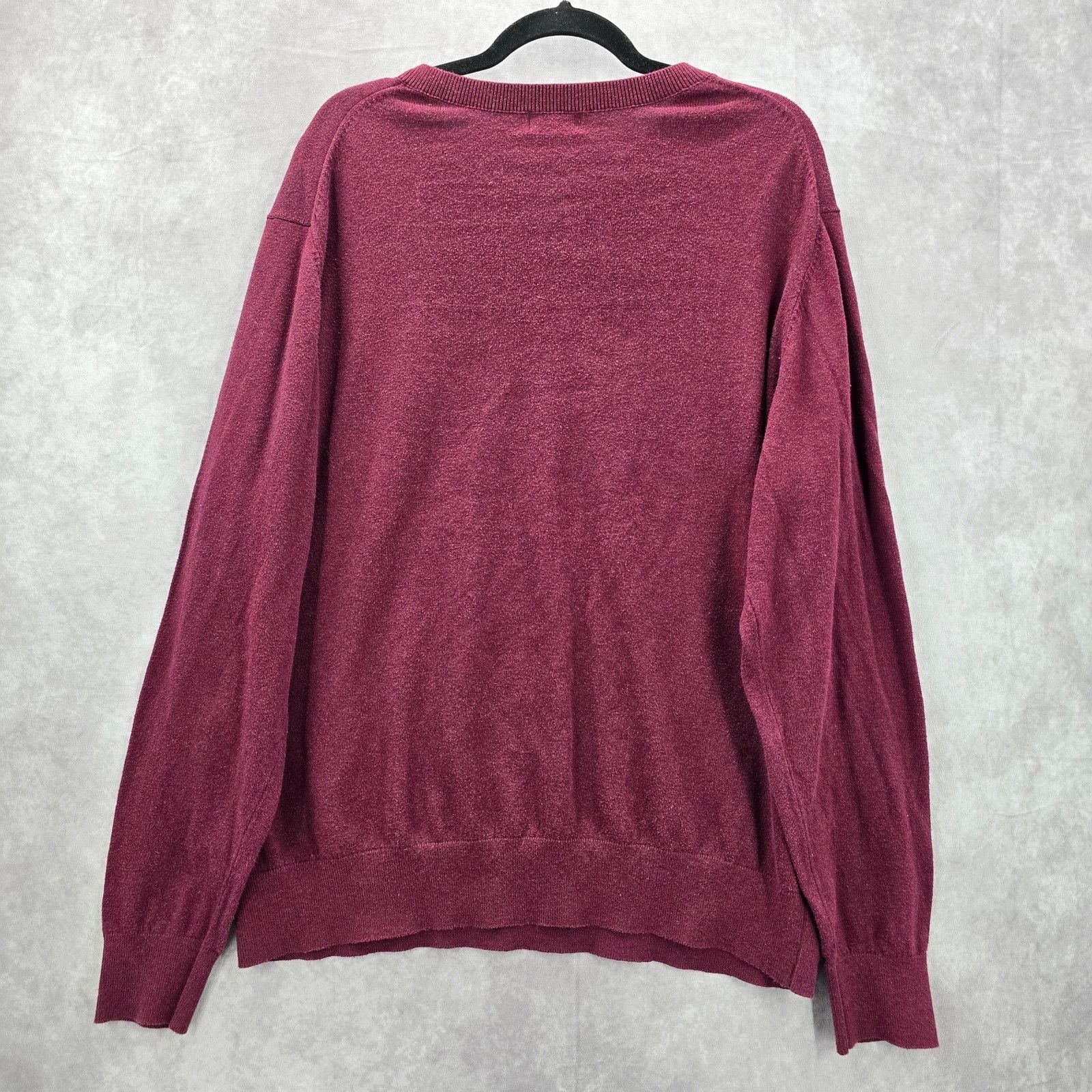George George Red Long Sleeve Pullover Mens Extra Large XL Size US XL / EU 56 / 4 - 2 Thumbnail