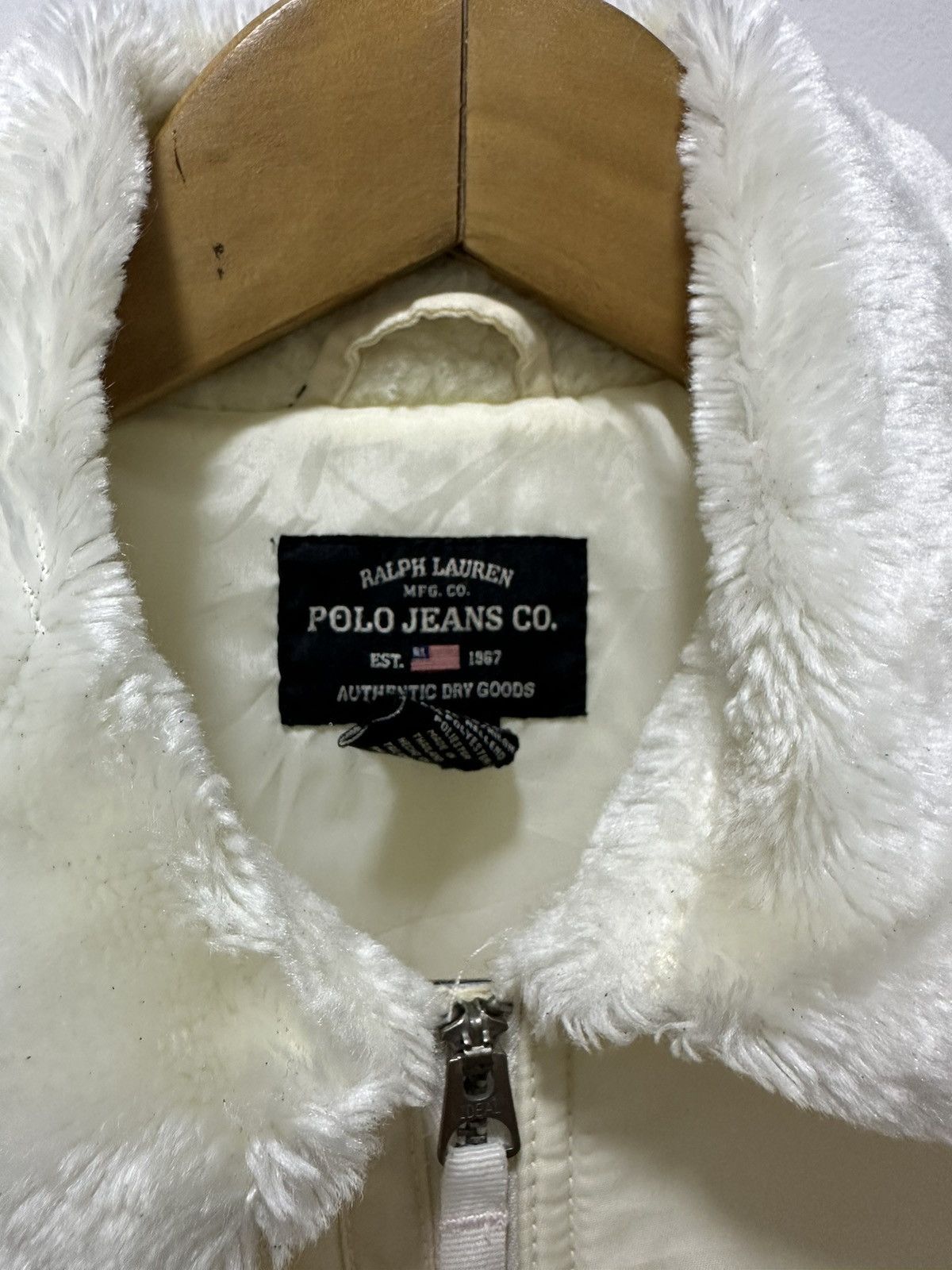 Polo Ralph Lauren Polo Jeans Ralph Lauren Bomber Cropped Jacket Fur Collar Size US M / EU 48-50 / 2 - 5 Thumbnail