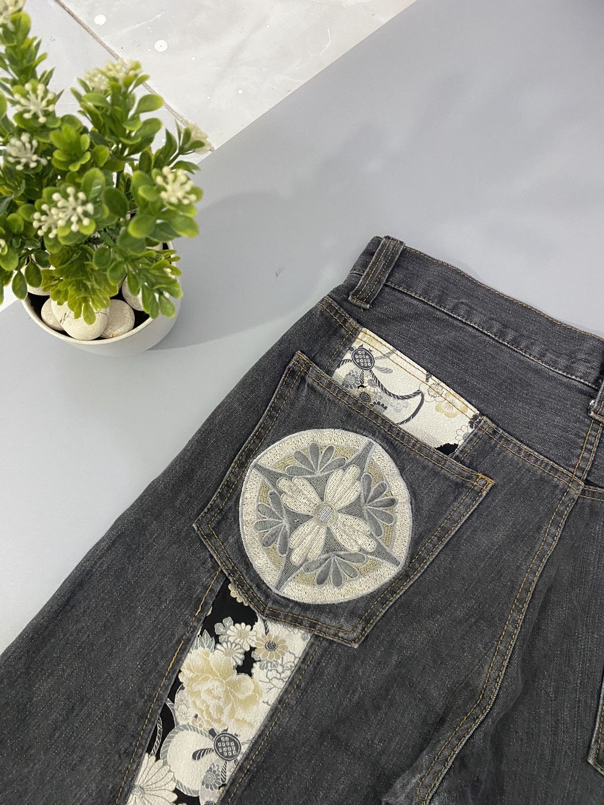 Japanese Brand × Vintage 💥Rare Design💥Karakuri Tamashi Japanese Pants Size US 34 / EU 50 - 5 Thumbnail