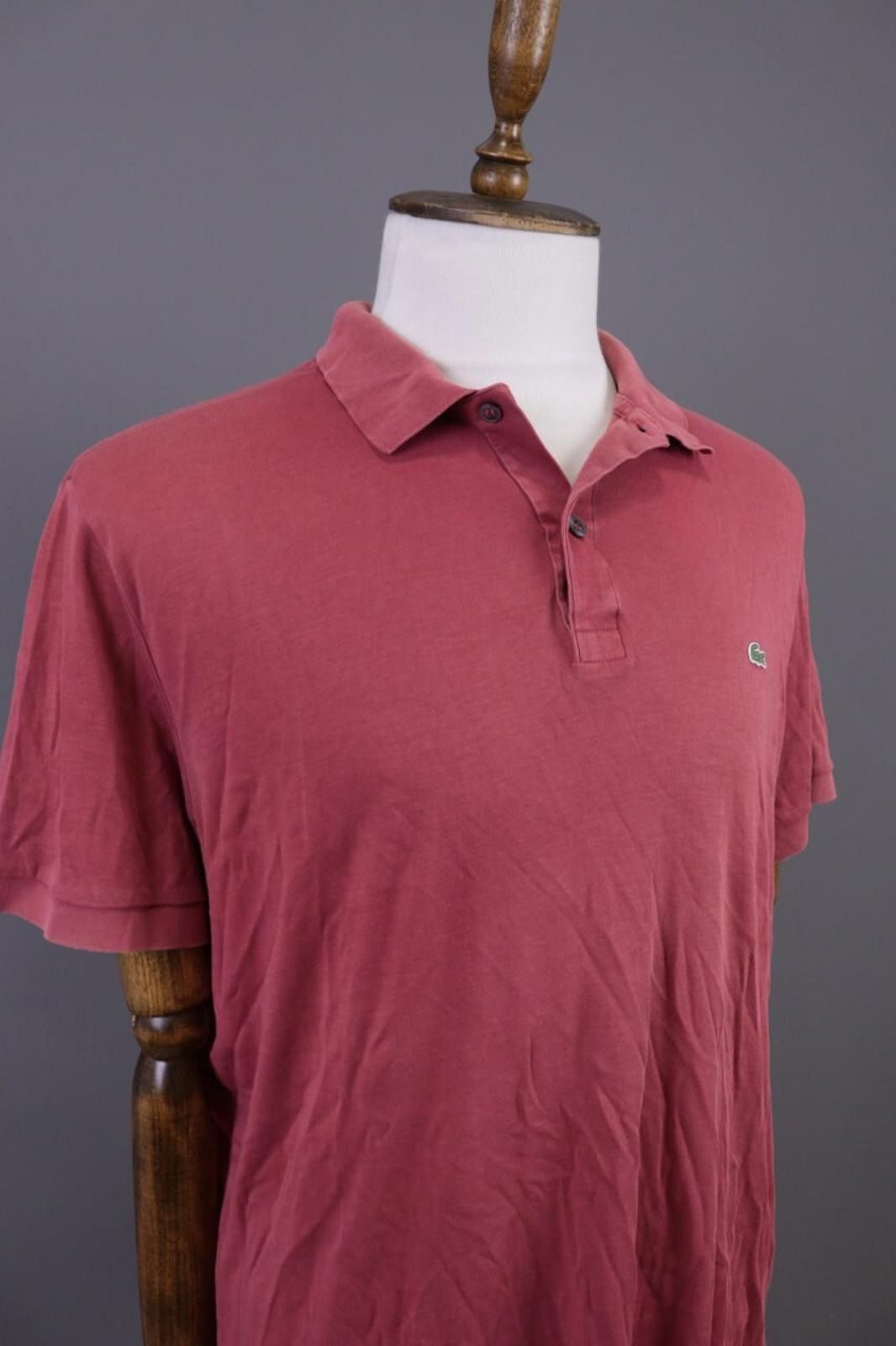 Lacoste Lacoste Regular Fit Pink Summer Polo Shirt Size 7 / XXL Size US XXL / EU 58 / 5 - 6 Thumbnail
