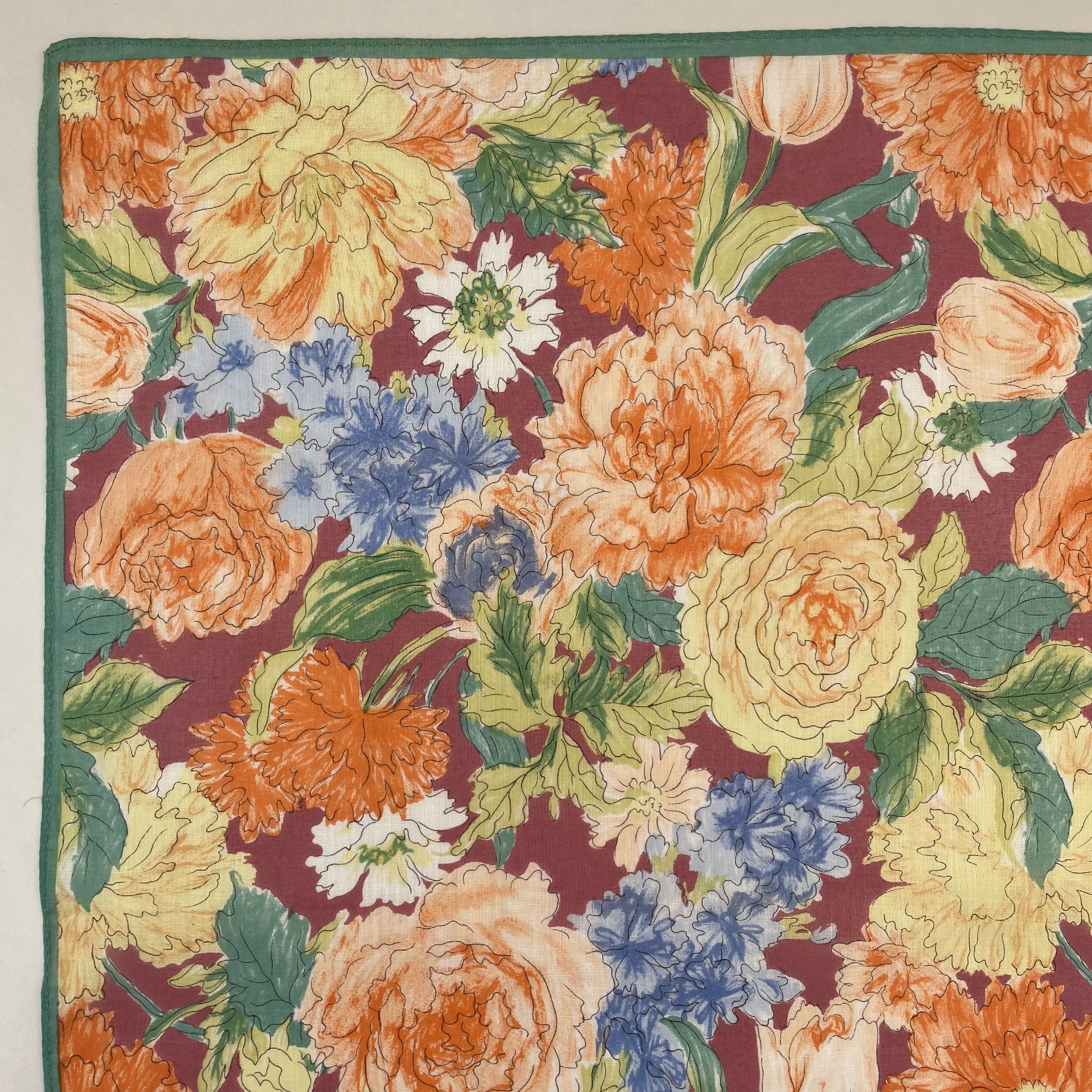 Japanese Brand Yukiko Hanai Handkerchief / Neckerchief / Bandana - 4245 Size ONE SIZE - 6 Thumbnail