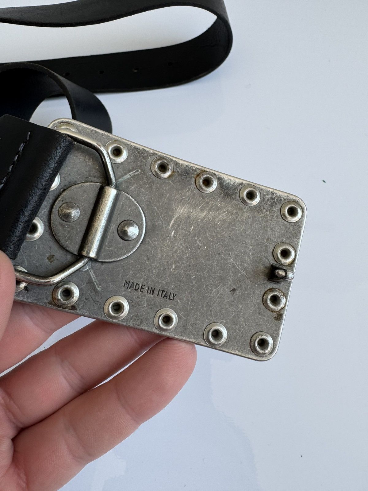 Calvin Klein Calvin Klein Jeans Leather Belt Vintage Size ONE SIZE - 4 Thumbnail