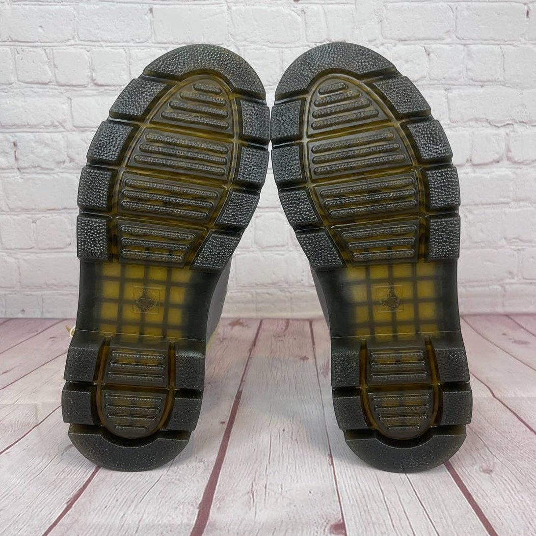 Dr. Martens Dr.Martens Combs With Faux Fur Lined Utility Grey Boots Size US 9 / IT 39 - 10 Thumbnail