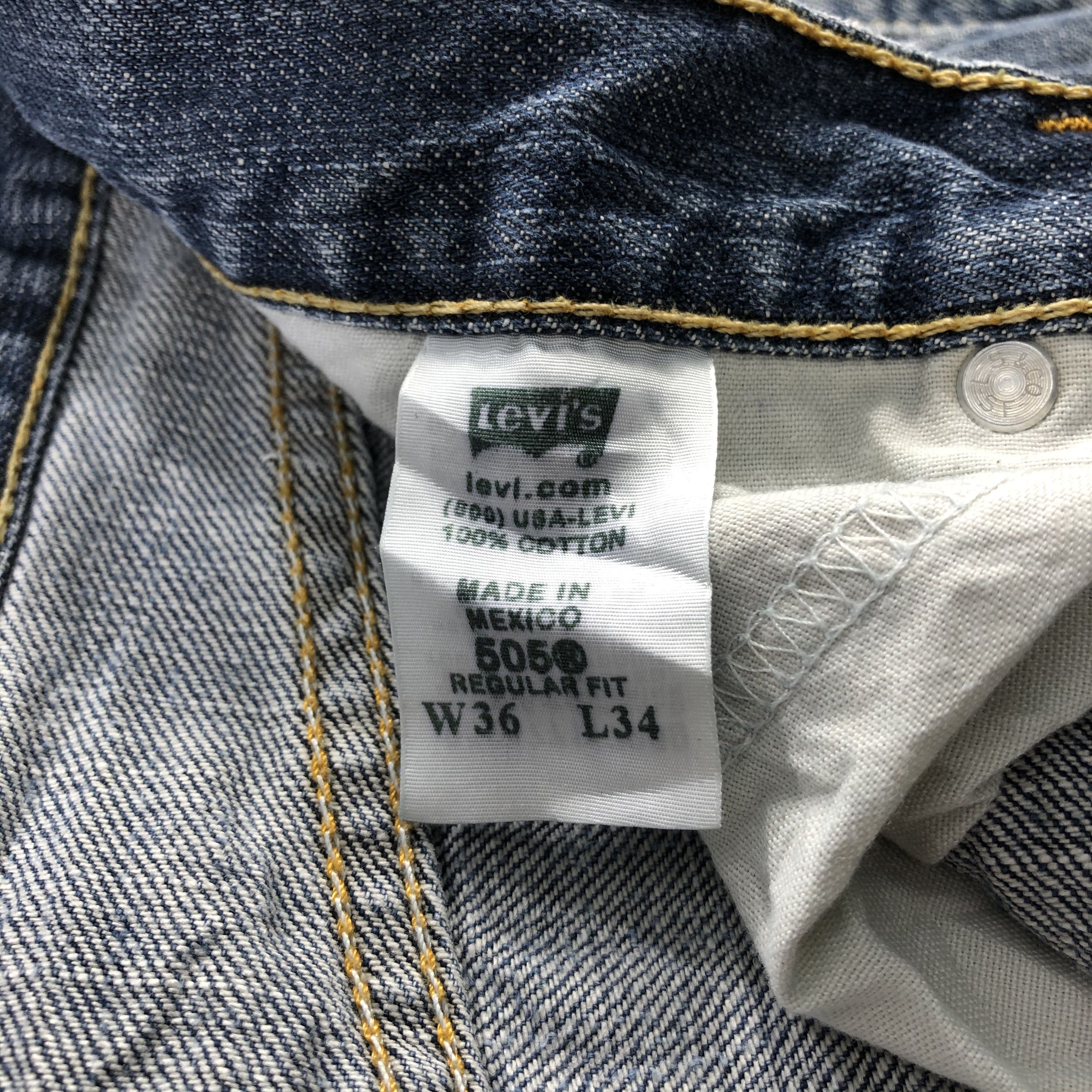 Levi's Vintage Levis 505 Jeans Regular Fit Denim KJ1024 Size US 36 / EU 52 - 12 Thumbnail