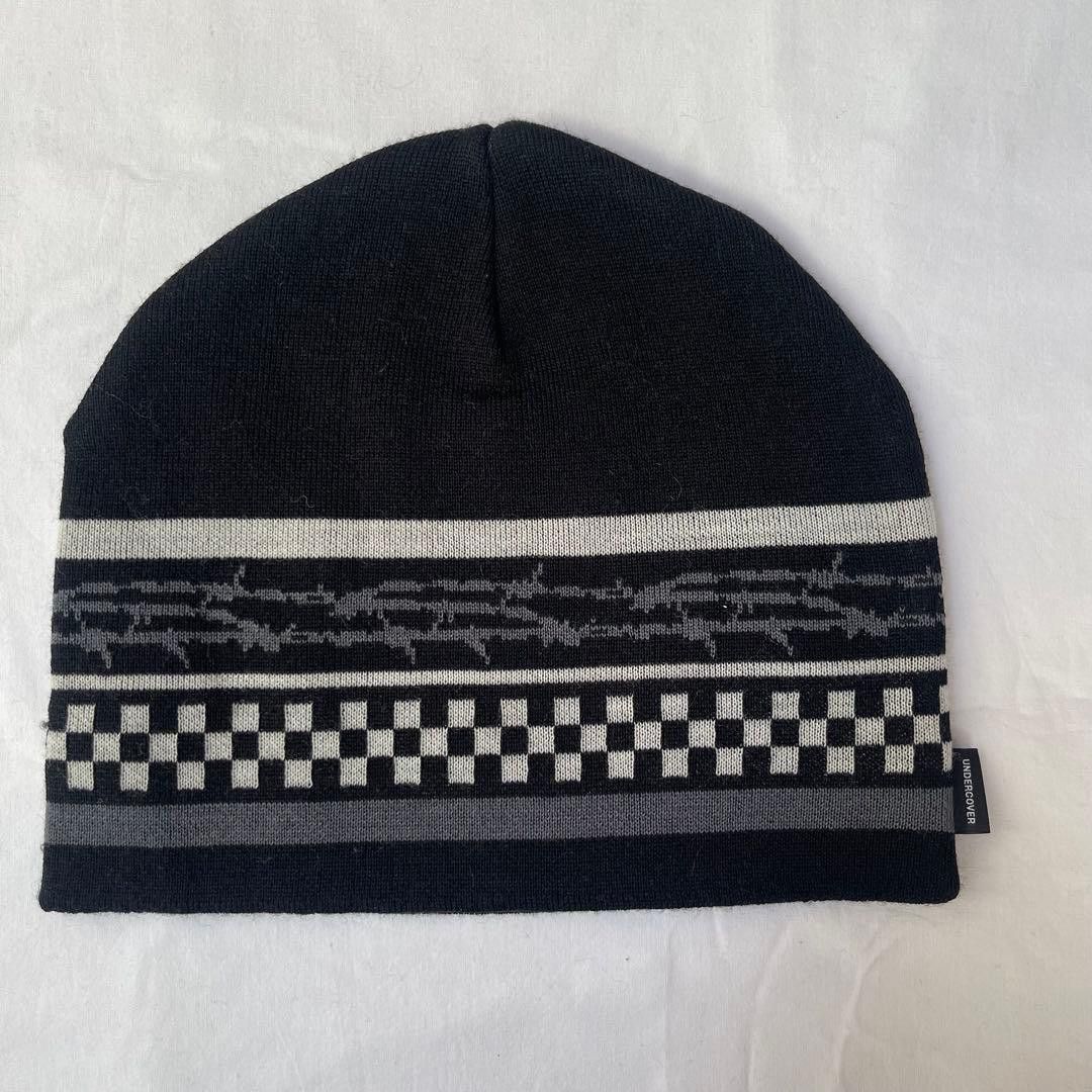 Undercover Barbed Wire Striped Knit Beanie Size ONE SIZE - 1 Thumbnail