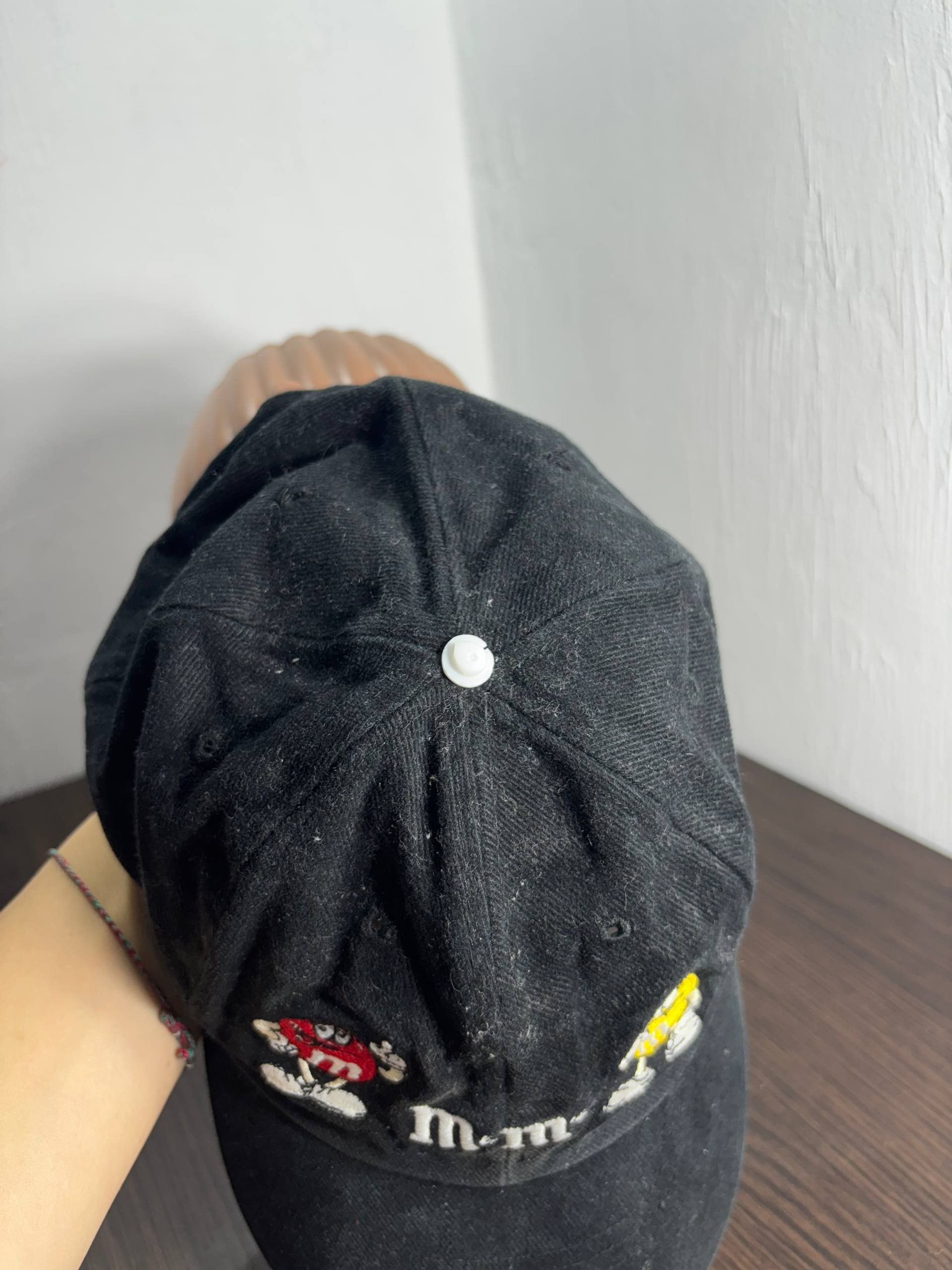 NASCAR Vintage M&M’s Nascar Racing Cap Hat Velvet Regular Sz Size ONE SIZE - 5 Thumbnail
