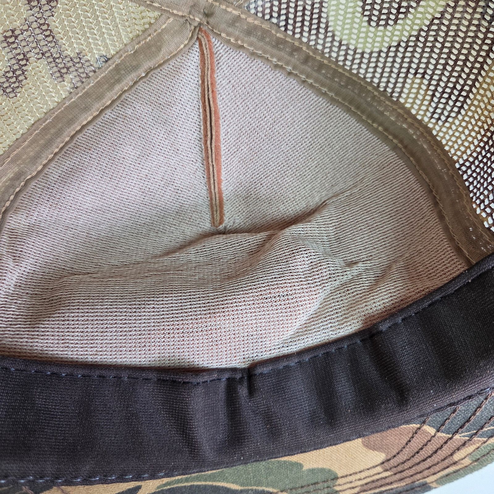 Other Vintage Log Cabin Store Camo Mesh Trucker Hat Semco USA Size ONE SIZE - 7 Thumbnail