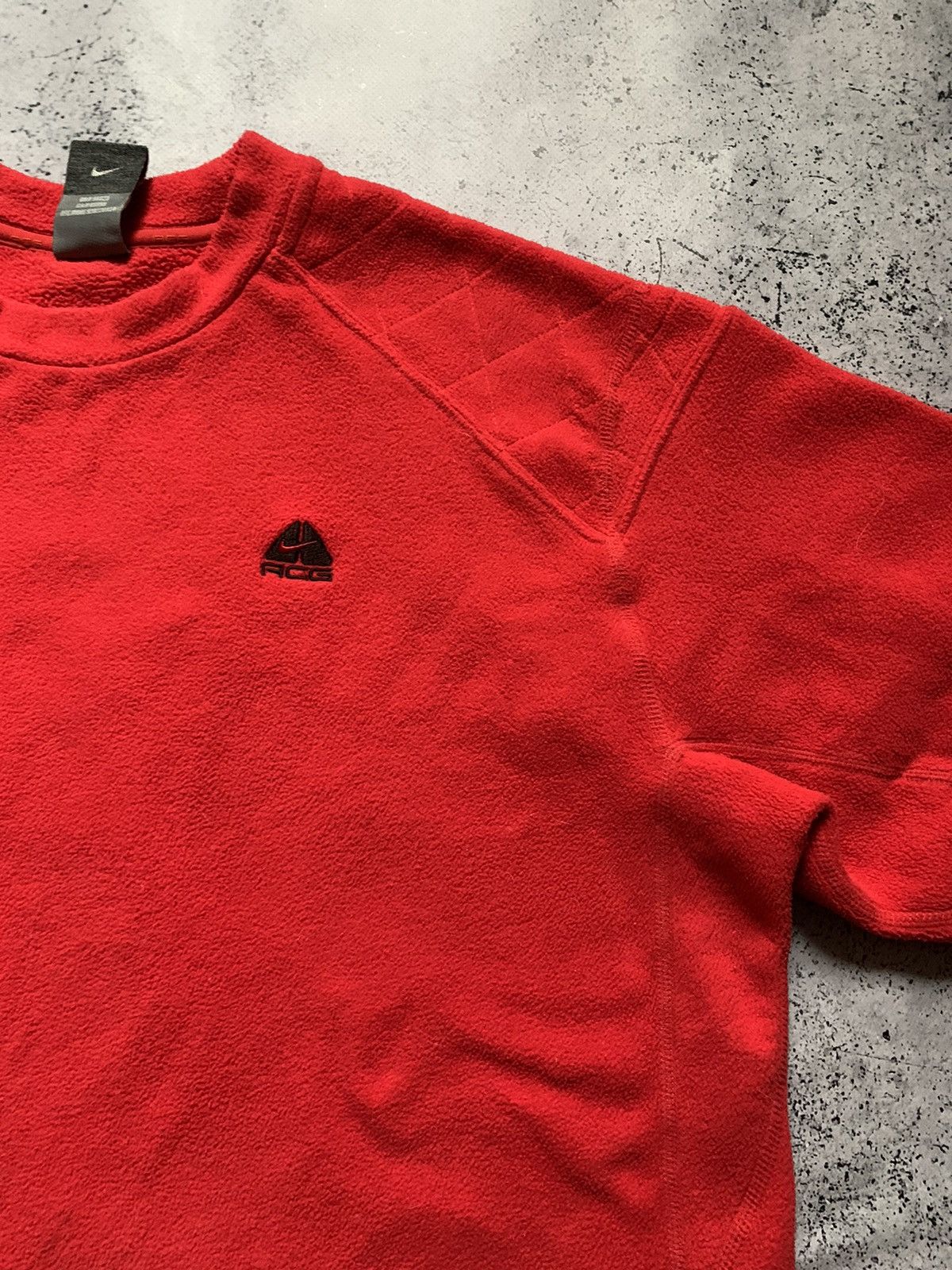 Nike Vintage Nike Acg Fleece Sweatshirt Red USA Y2K Outdoors Life Size US M / EU 48-50 / 2 - 5 Thumbnail