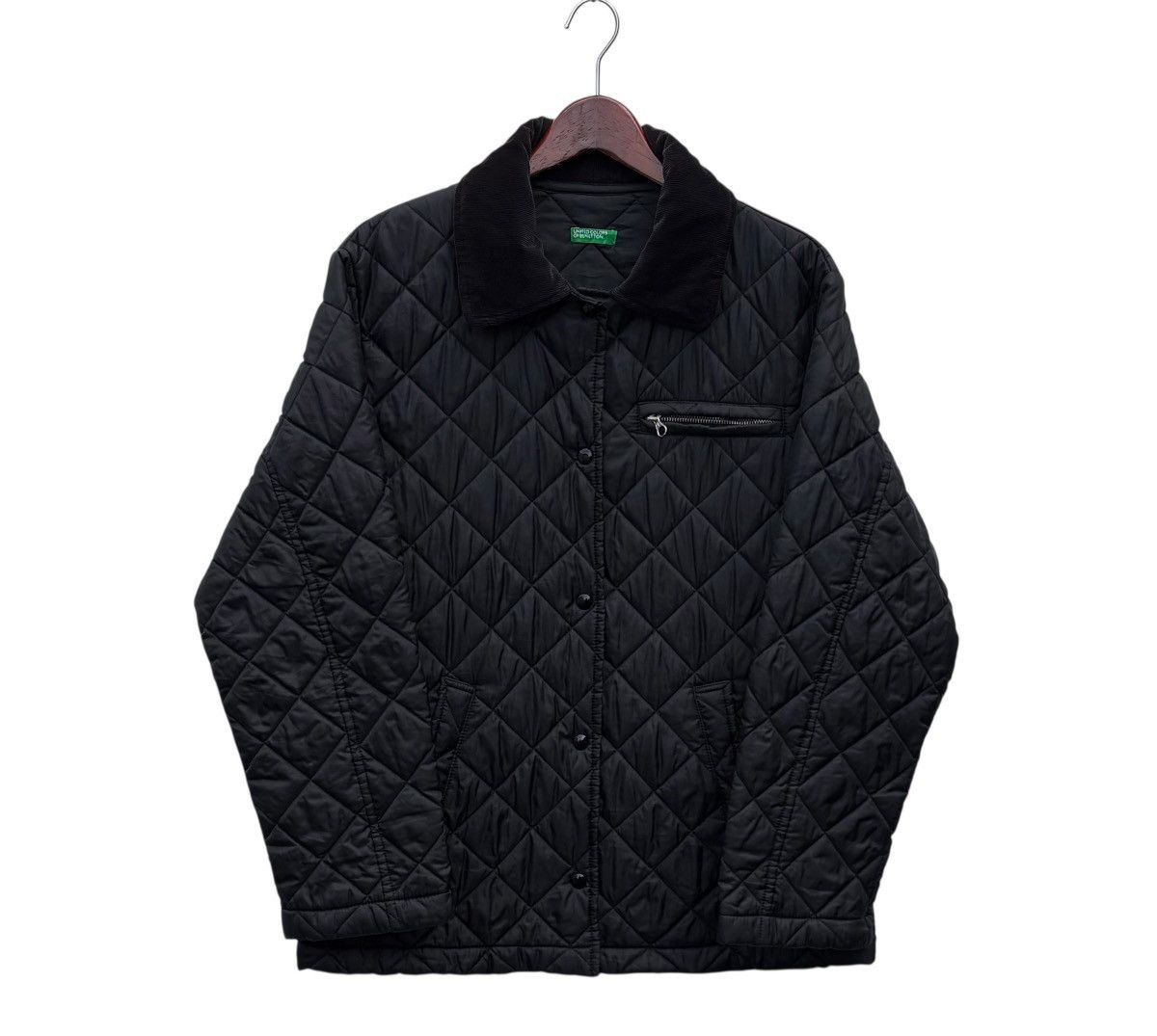United Colors Of Benetton Ucob Benetton Quilted Jacket Size US S / EU 44-46 / 1 - 1 Thumbnail