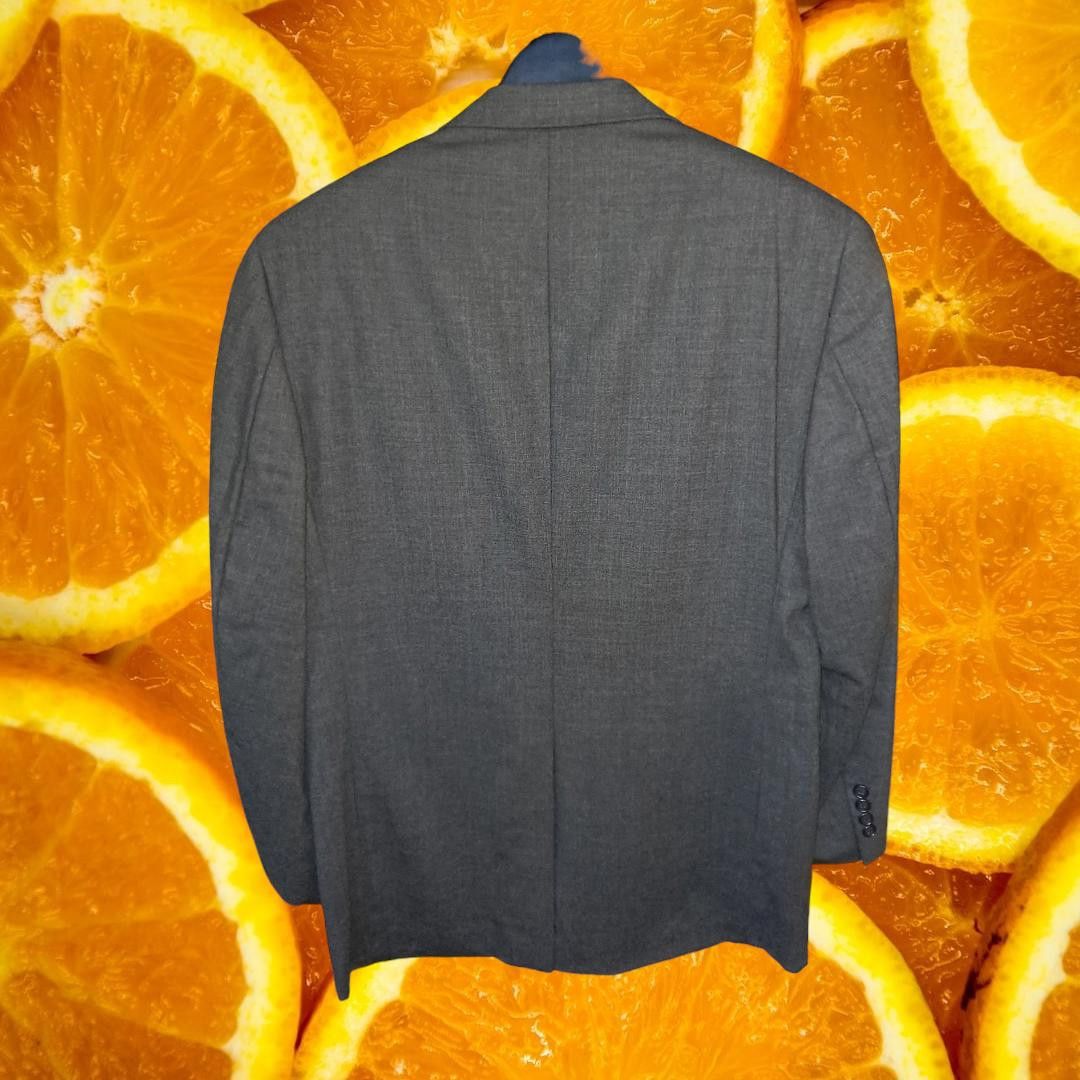 Club Room Clubroom Blazer 100% Wool Dark Gray with 2 Buttons Size 40R Size 40R - 9 Thumbnail