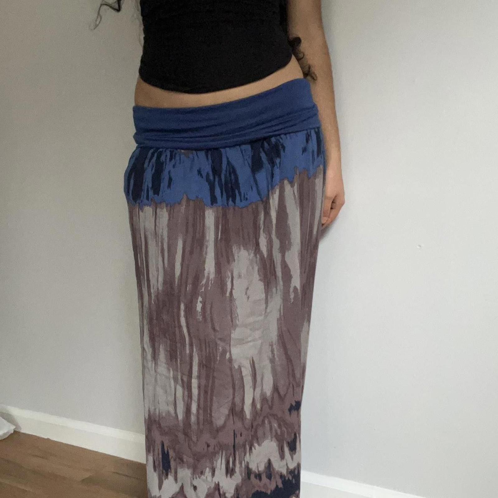 Other Blue and brown maxi skirt #maxiskirt Size 32" / US 10 / IT 46 - 5 Thumbnail