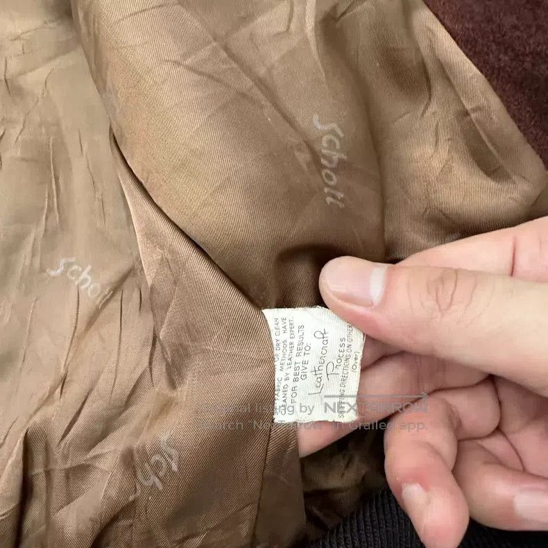Schott Schott Vintage suede baseball jacket jacket Size US M / EU 48-50 / 2 - 7 Thumbnail
