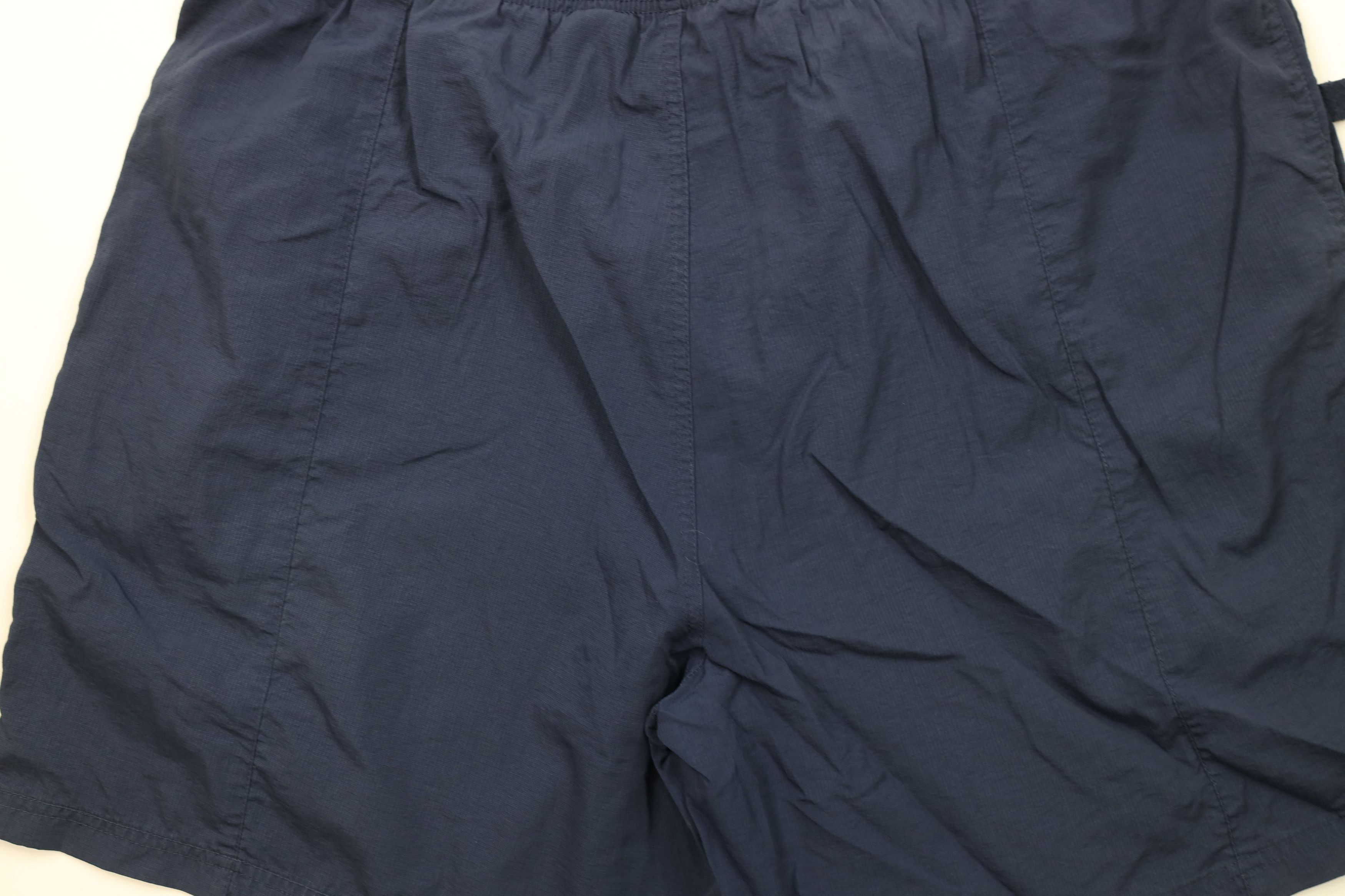 Reebok Vintage 90s Reebok Spell Ribbed Above Knee Shorts Navy Blue Size US 36 / EU 52 - 11 Thumbnail