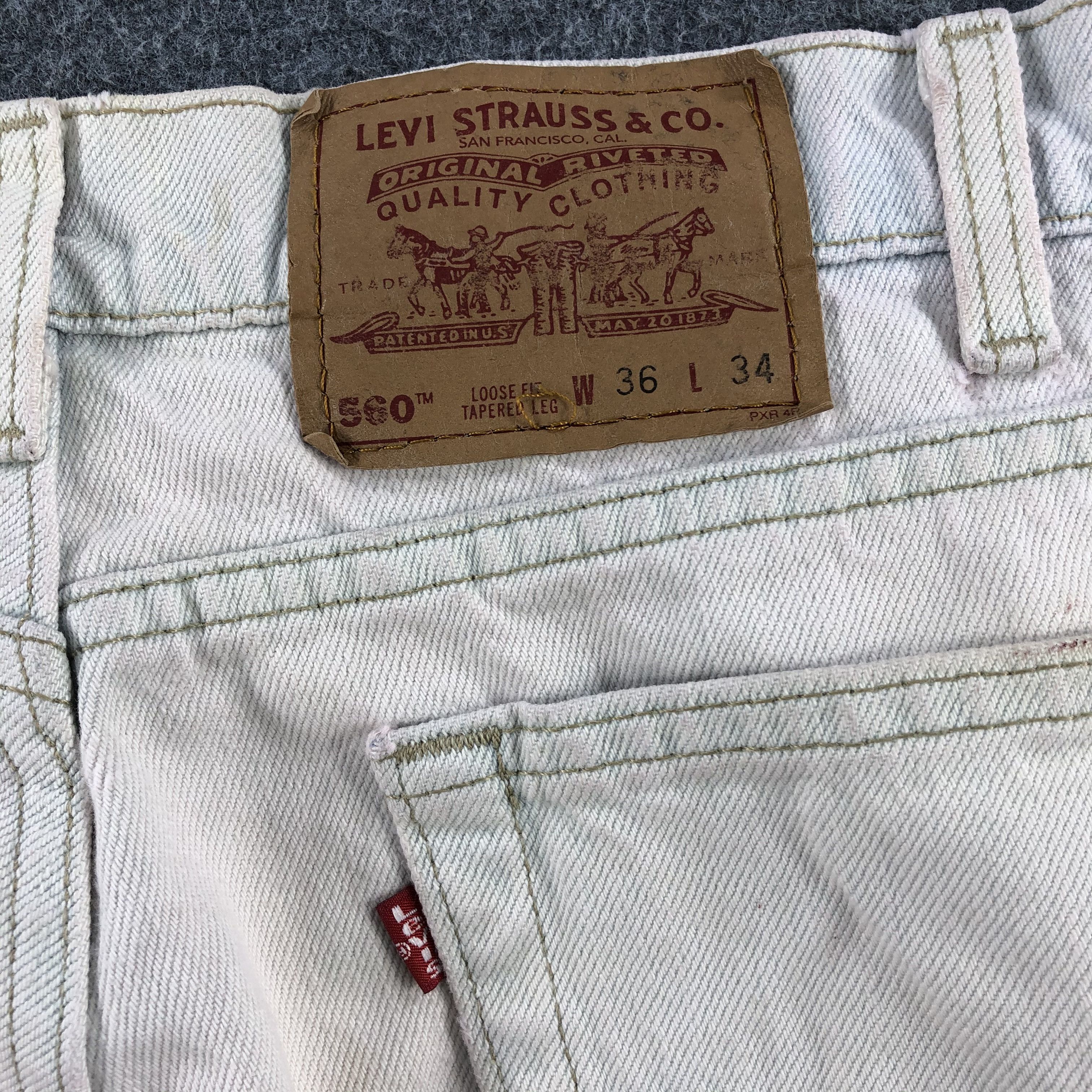 Levi's × Vintage Vintage 90s Levis 560 Jeans-JM1804 Size US 34 / EU 50 - 6 Thumbnail