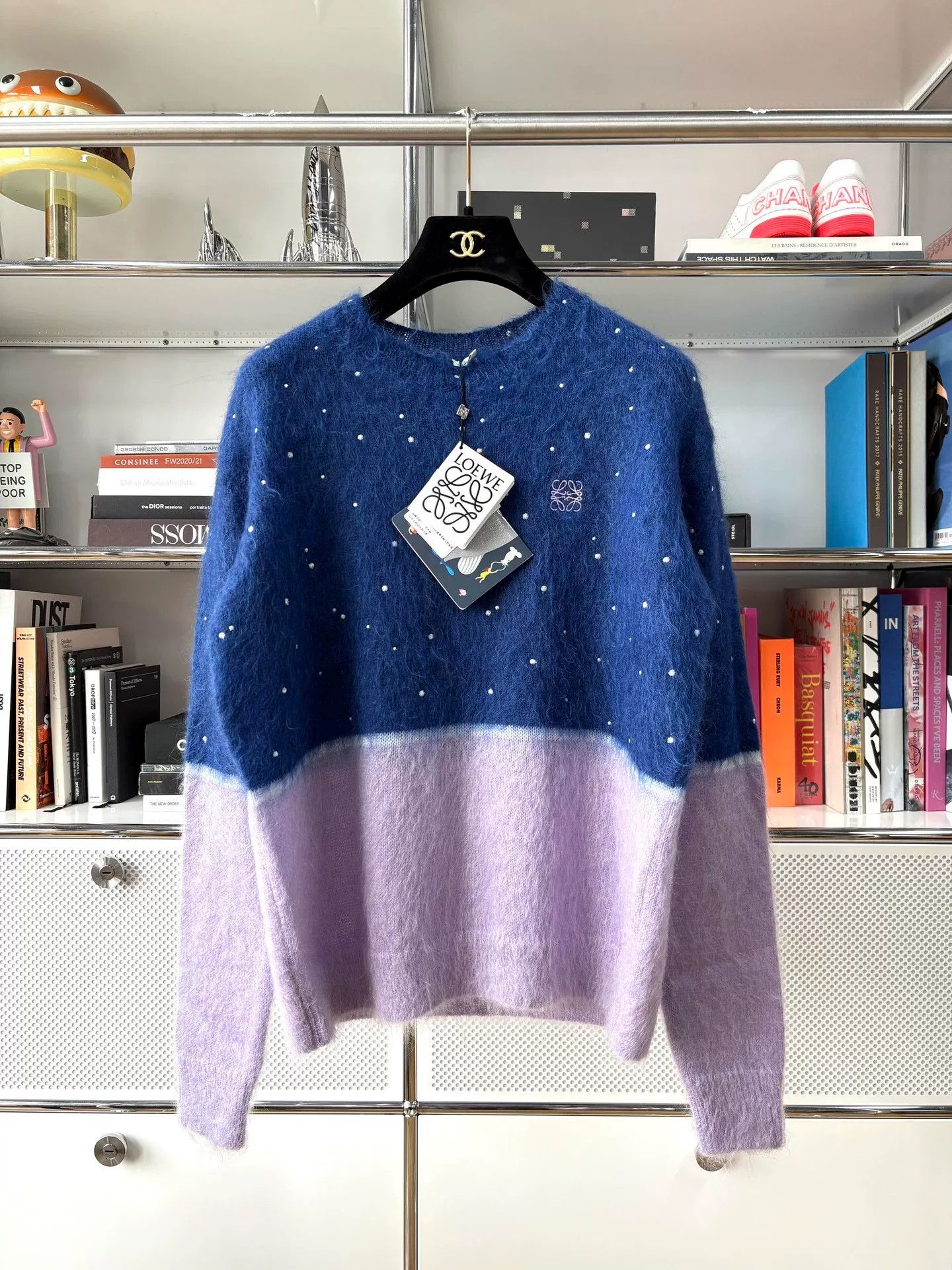 Loewe Loewe Colorblock Knit Sweater with Logo Size US XS / EU 42 / 0 - 1 Thumbnail