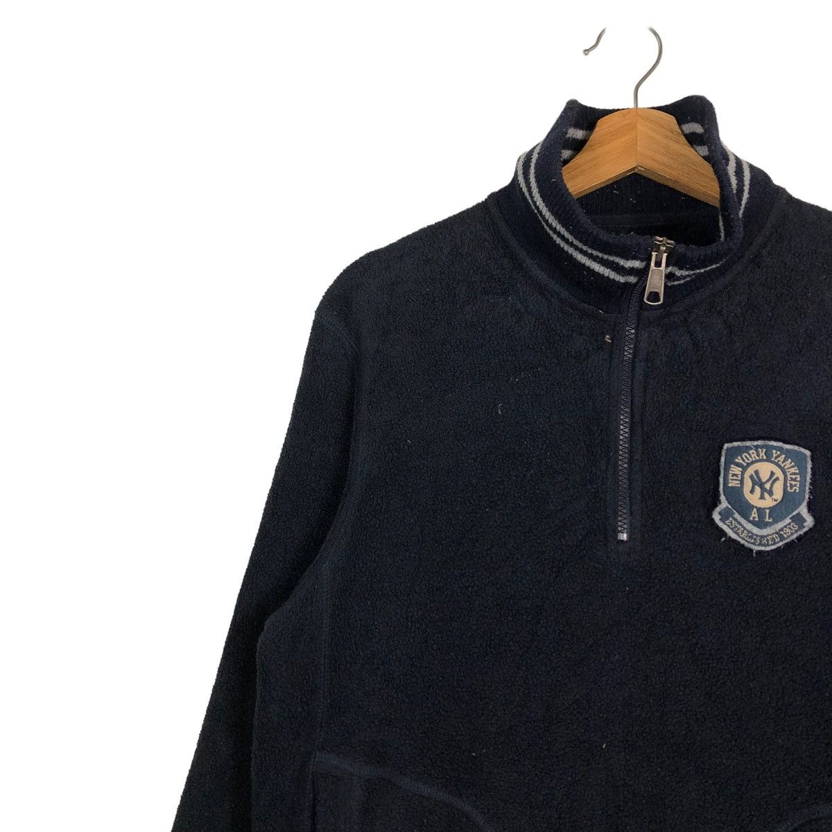 Japanese Brand 🔥ANORAK FLEECE PULL OVER MLB NEW YORK YANKEES Size US L / EU 52-54 / 3 - 7 Thumbnail